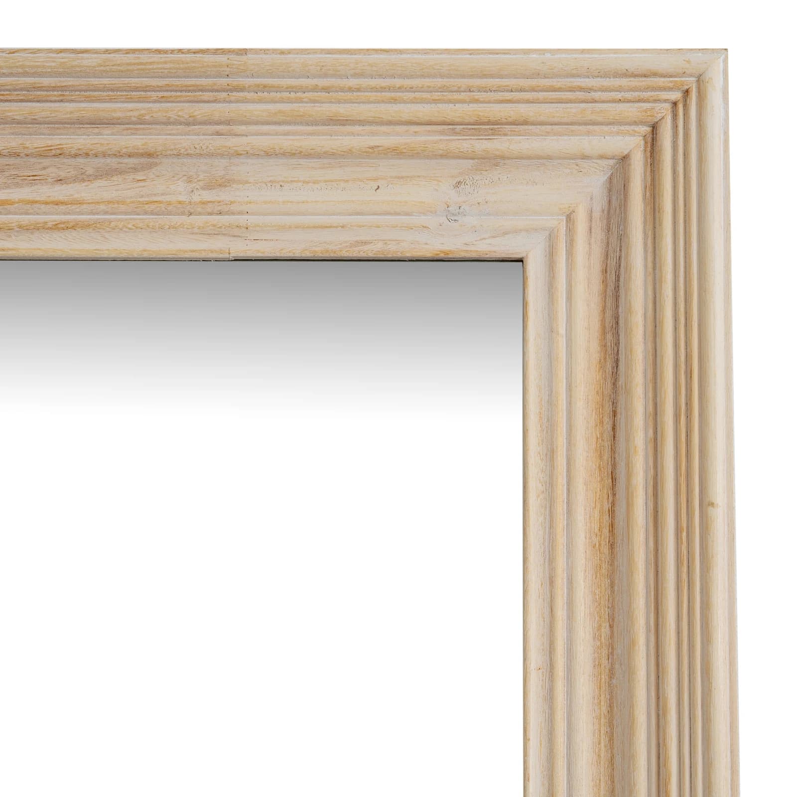 Washed Wood Large Framed Mirror - Mirrors, photo 2 of 4