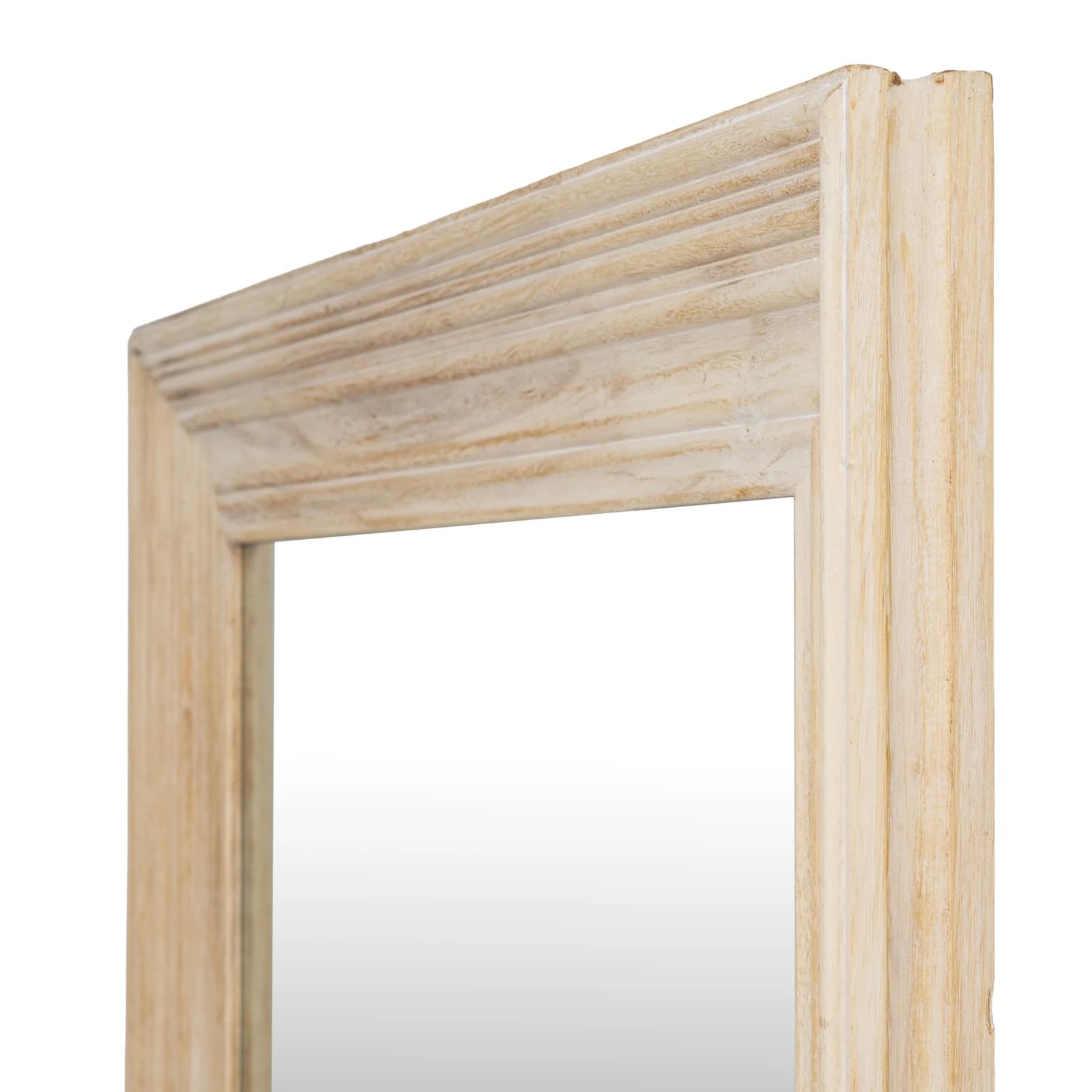 Washed Wood Large Framed Mirror - Mirrors, photo 3 of 4