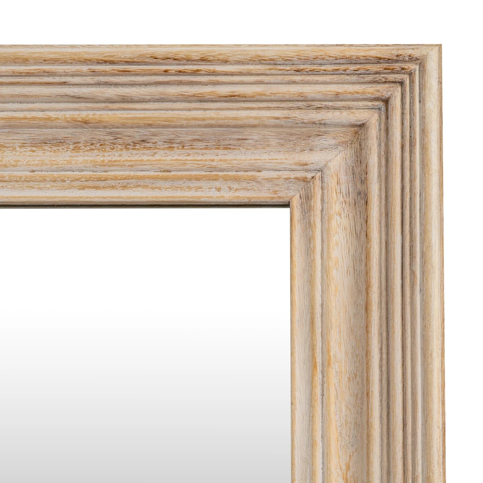 Washed Wood Framed Mirror - Mirrors, photo 2 of 4