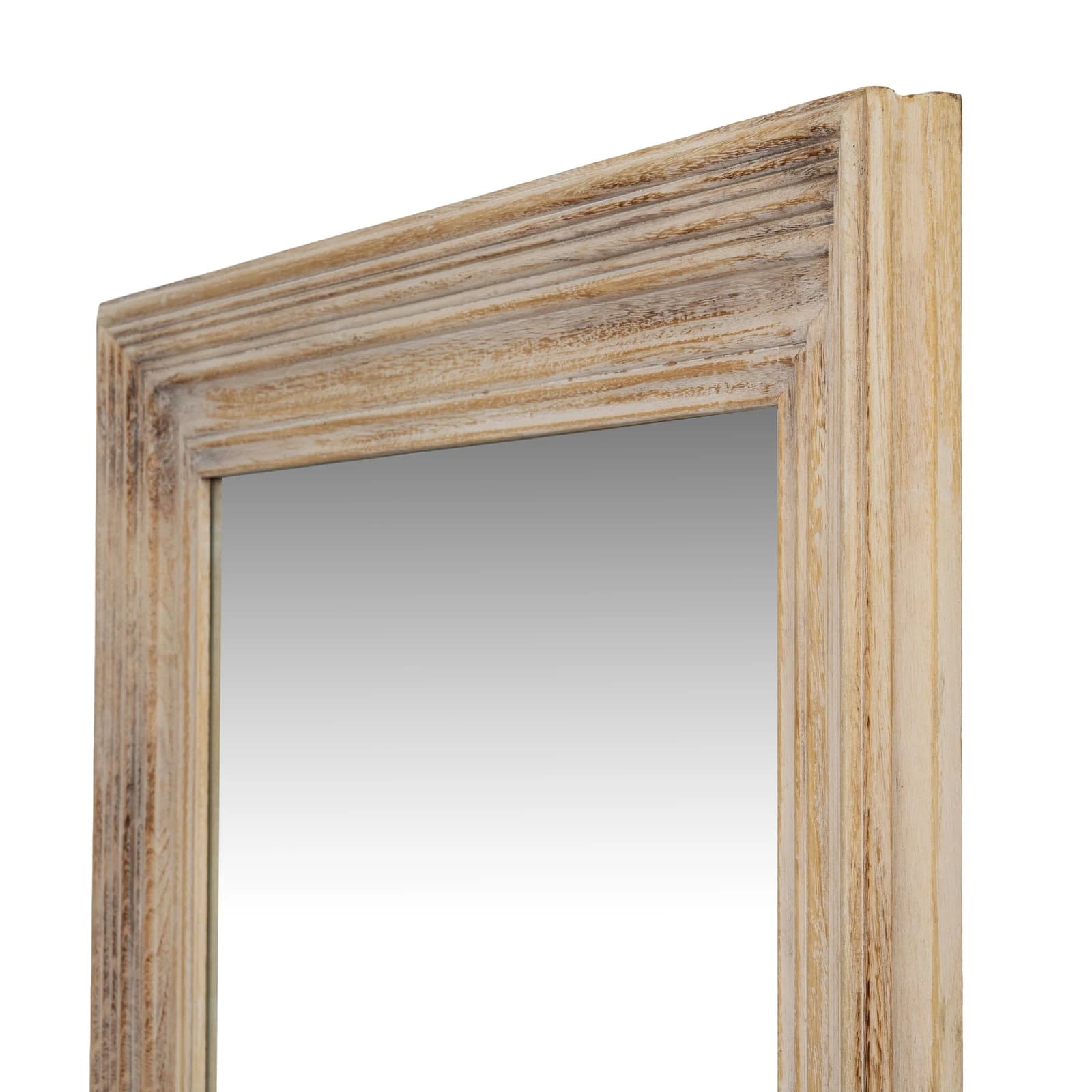 Washed Wood Framed Mirror - Mirrors, photo 3 of 4