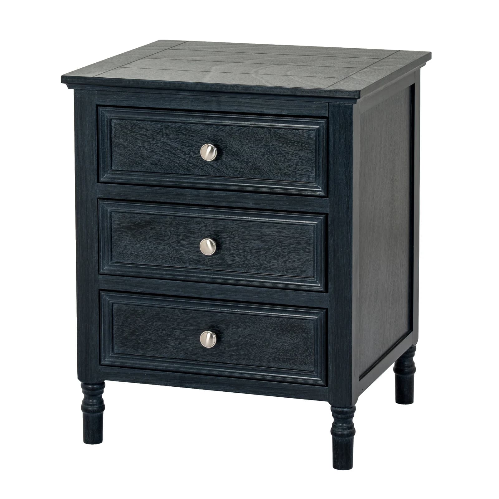 Contour Collection 3 Drawer Side Table - Side tables, photo 2 of 4
