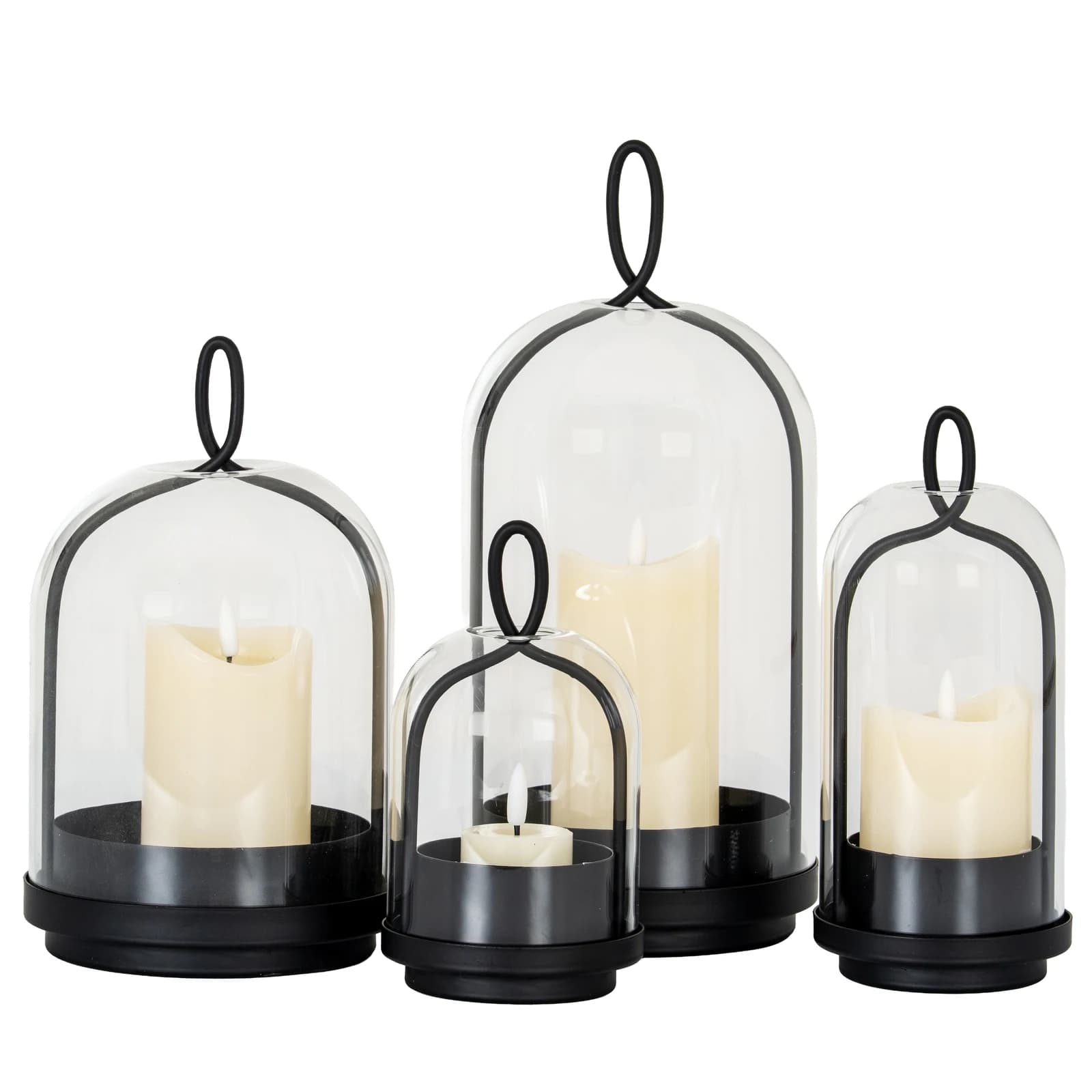 Nysa Medium Candle Holder With Glass Cloche - Candles, photo 5 of 5