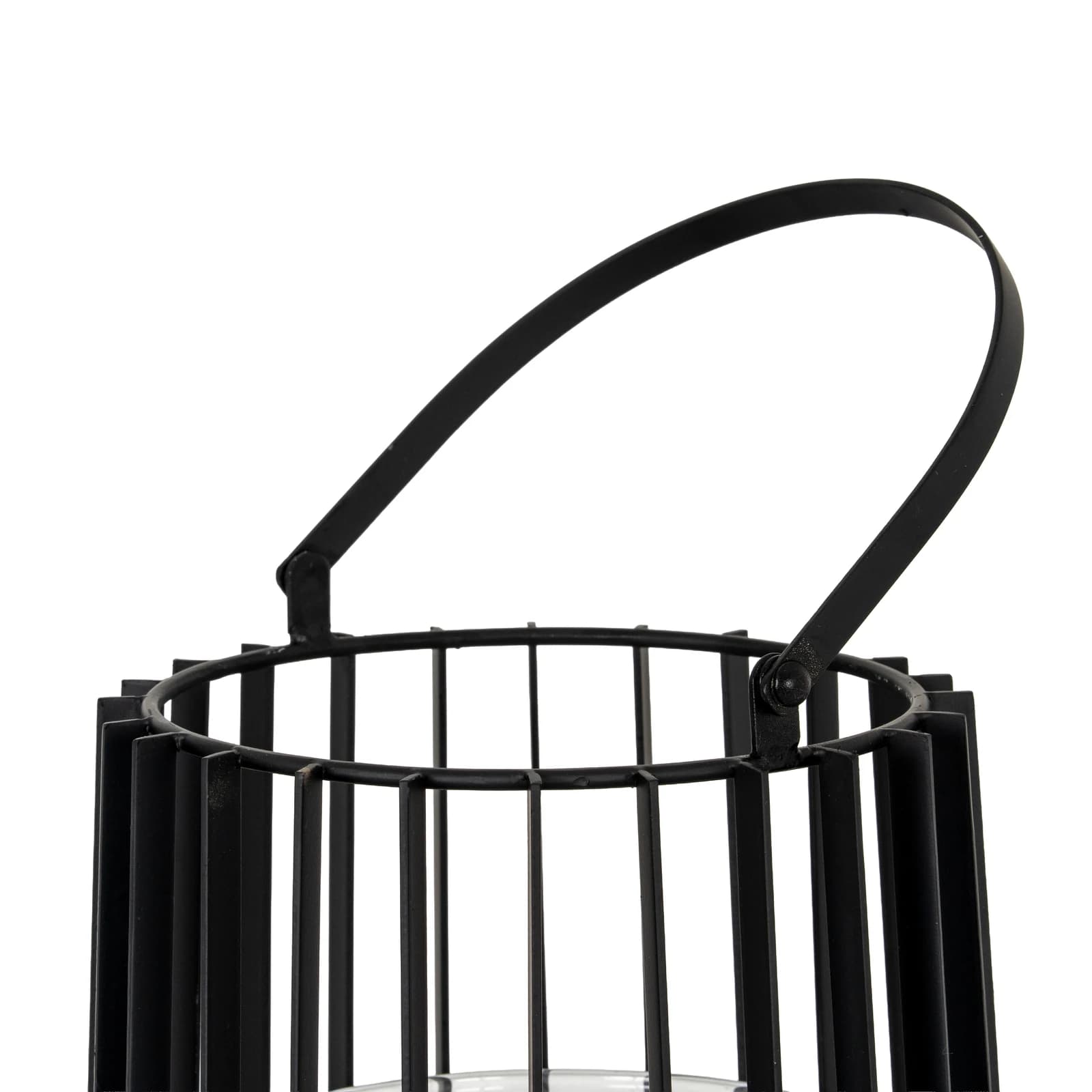 Lynk Medium Lantern With Handle And Glass Candle Holder - Lanterns, photo 4 of 5