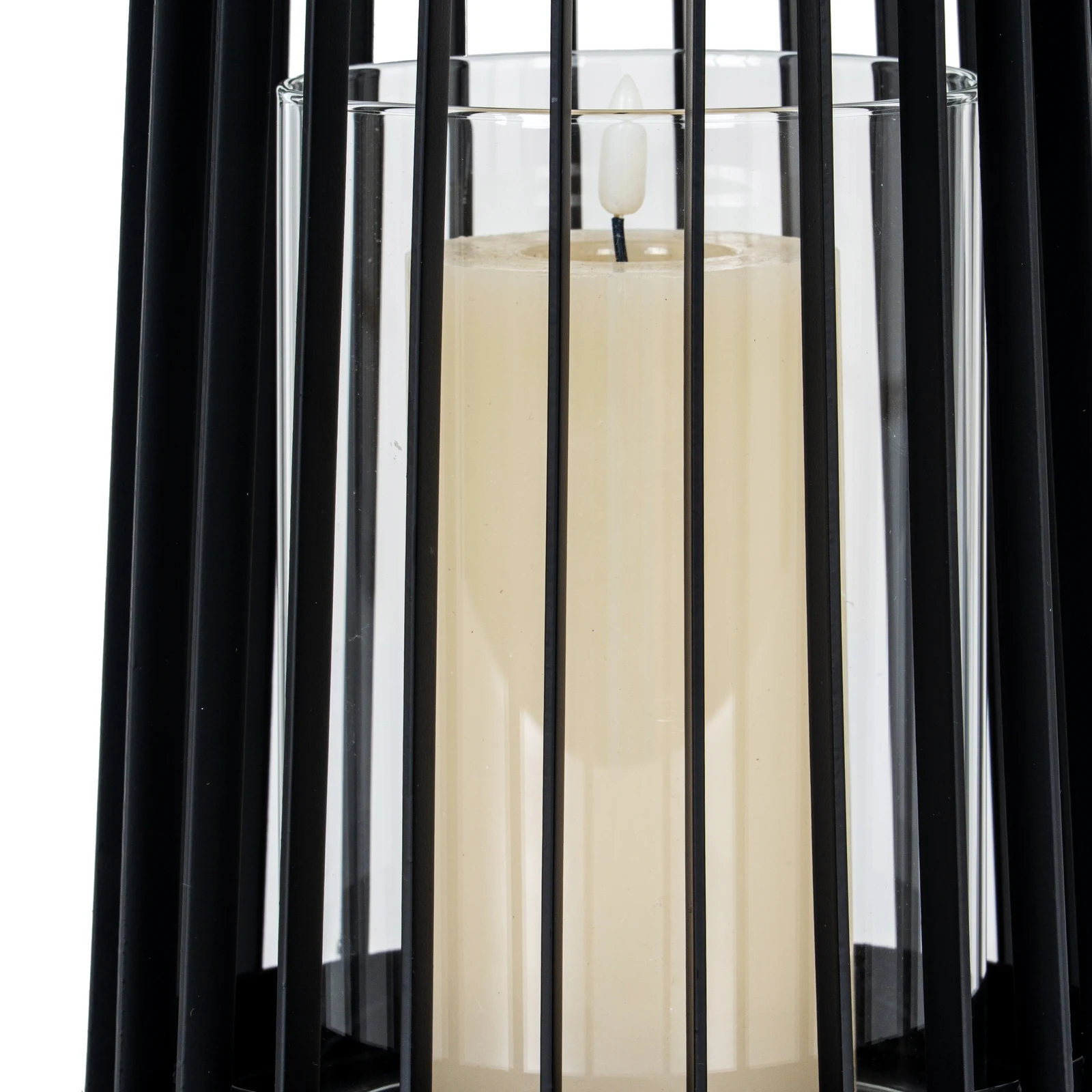 Lynk Medium Lantern With Handle And Glass Candle Holder - Lanterns, photo 5 of 5