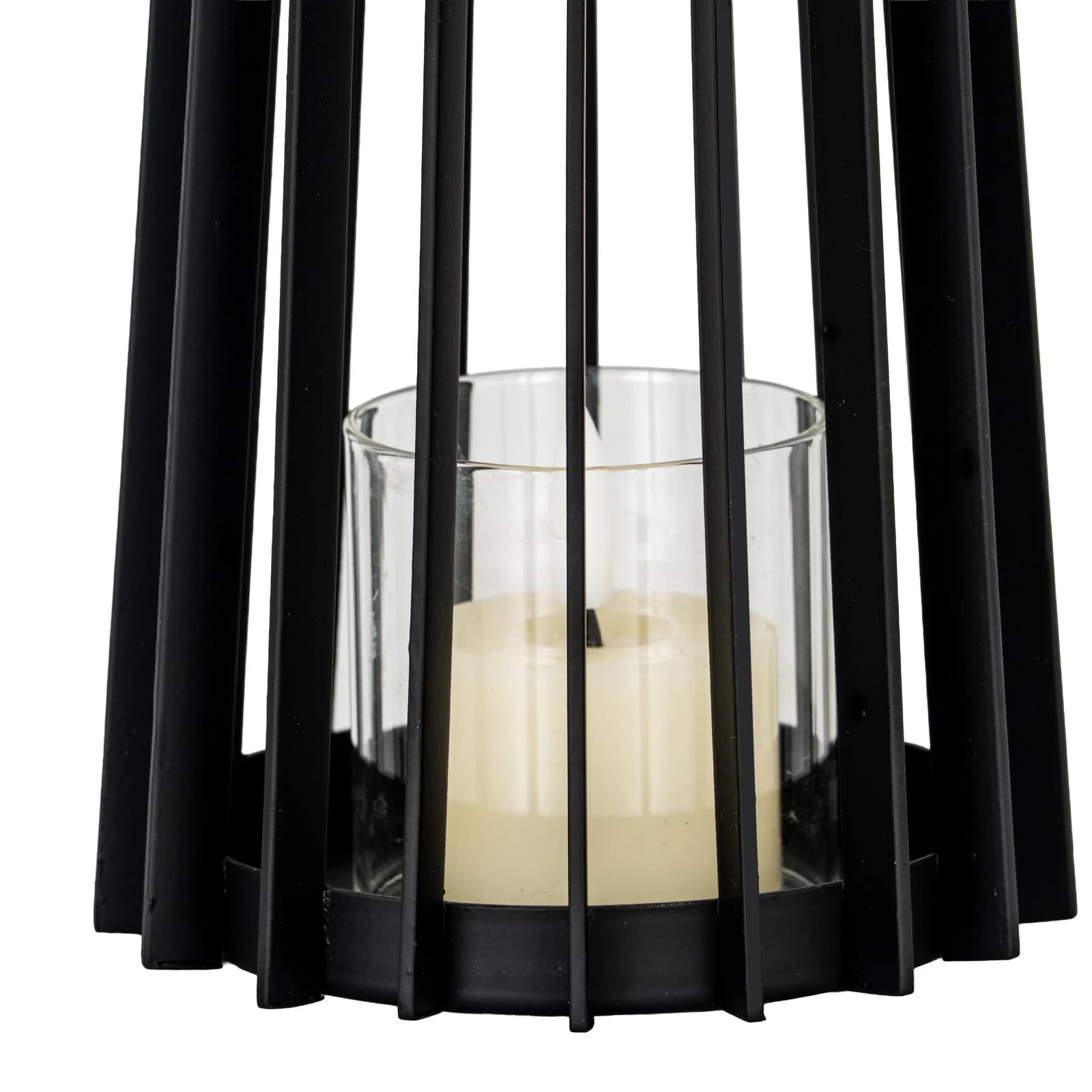 Lynk Small Lantern With Handle And Glass Candle Holder - Lanterns, photo 5 of 5