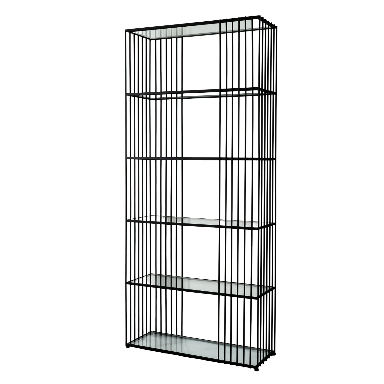 Alto Shelf Unit With Glass Shelves - Lanterns, photo 2 of 5