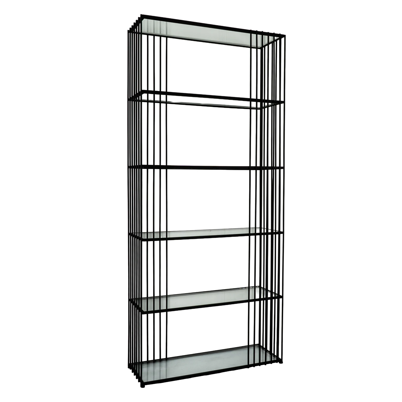 Alto Shelf Unit With Glass Shelves - Lanterns, photo 3 of 5