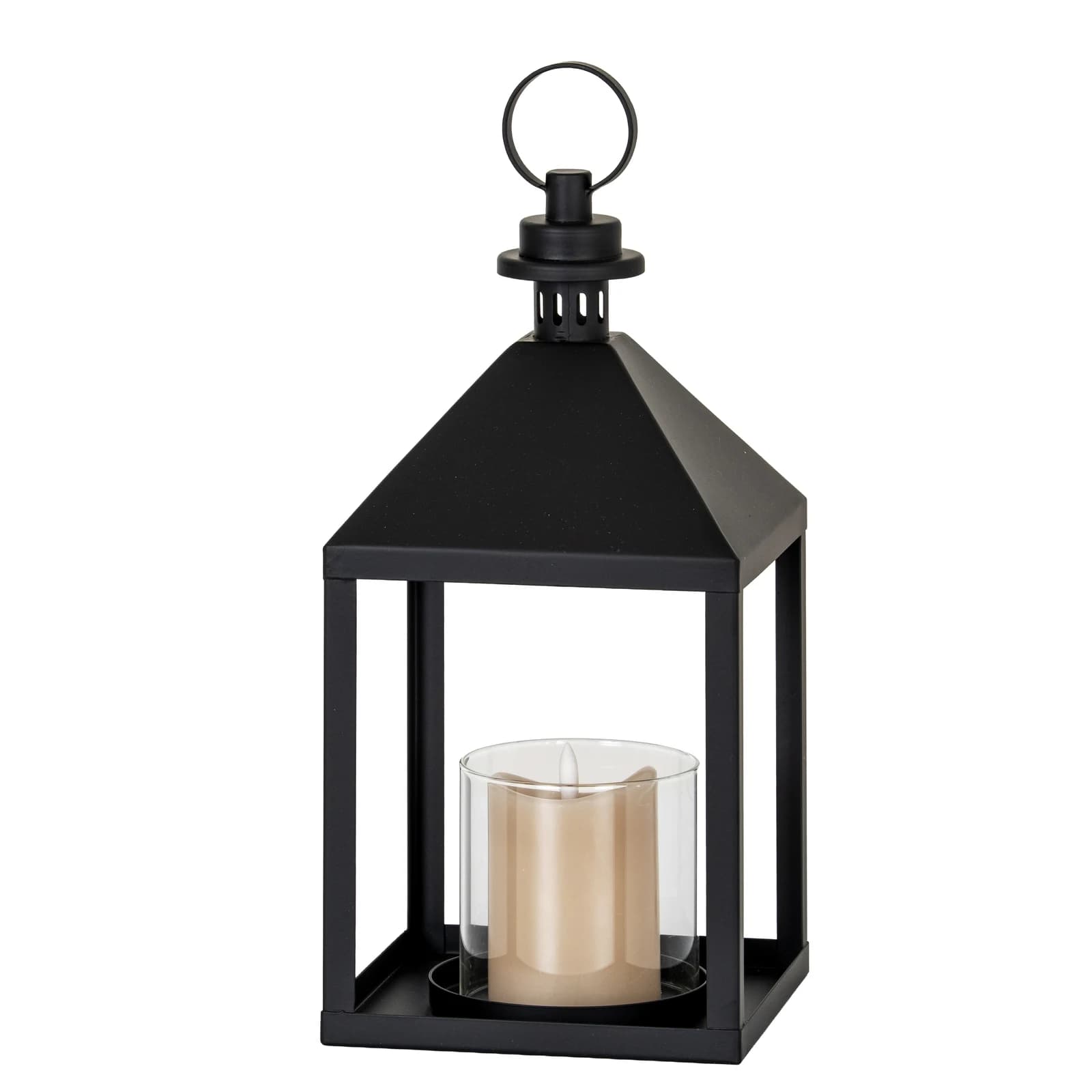 Astra Medium Lantern With Glass Candle Holder - Lanterns, photo 2 of 5