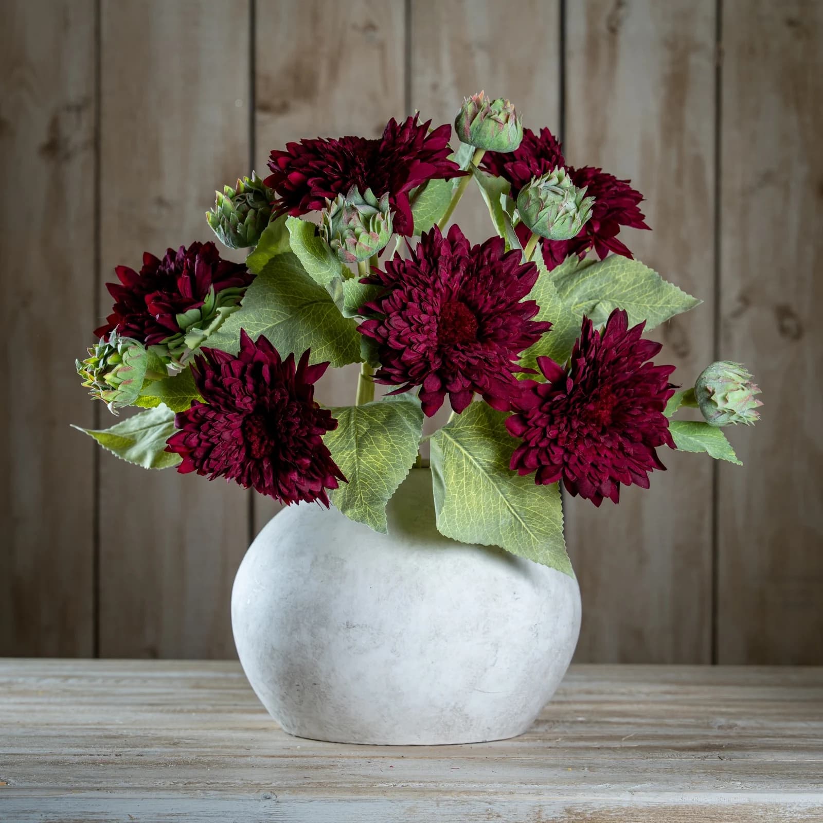 Dahlia Burgundy Raven Stem — Pack of 5 - Artificial plants & flowers, photo 2 of 5