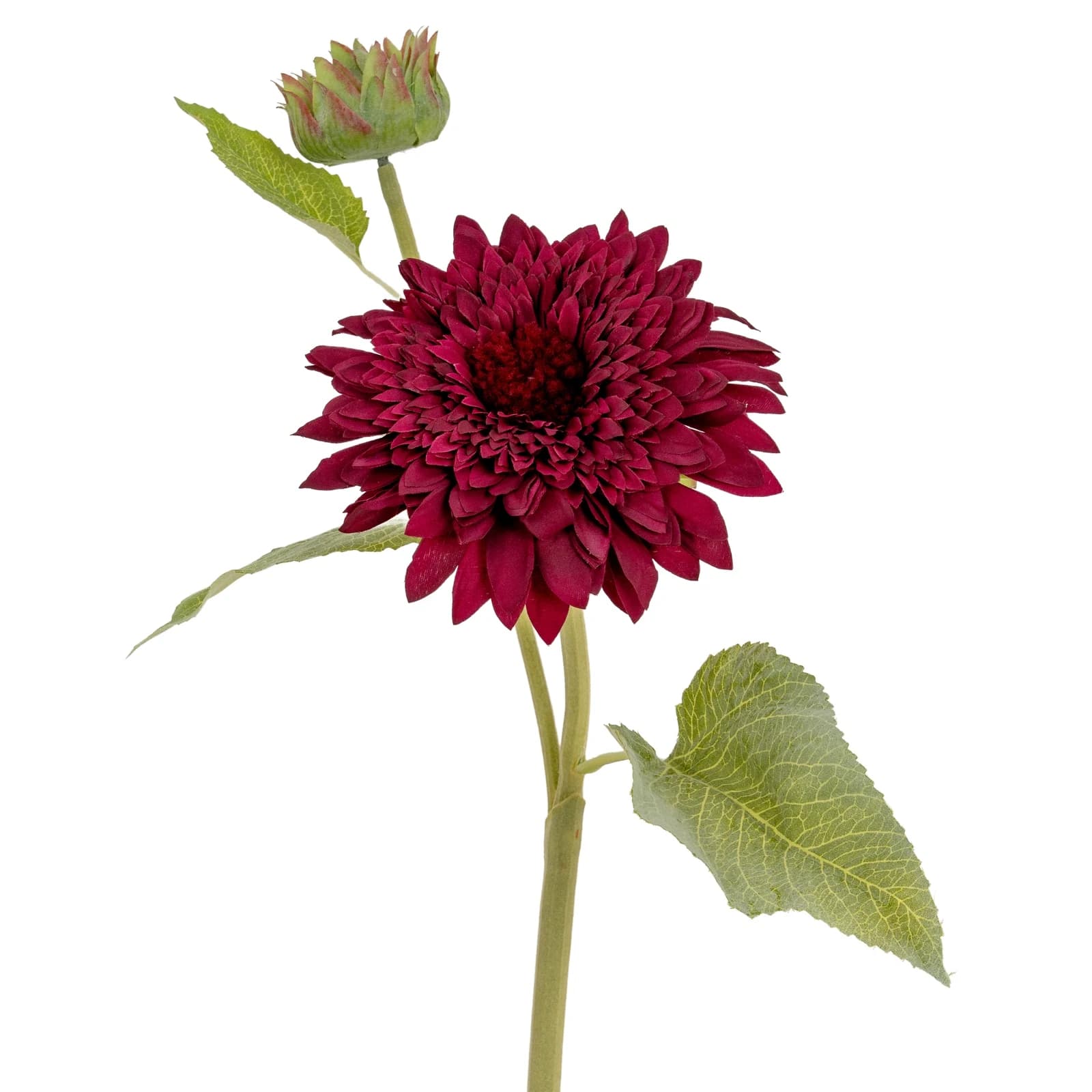 Dahlia Burgundy Raven Stem — Pack of 5 - Artificial plants & flowers, photo 3 of 5