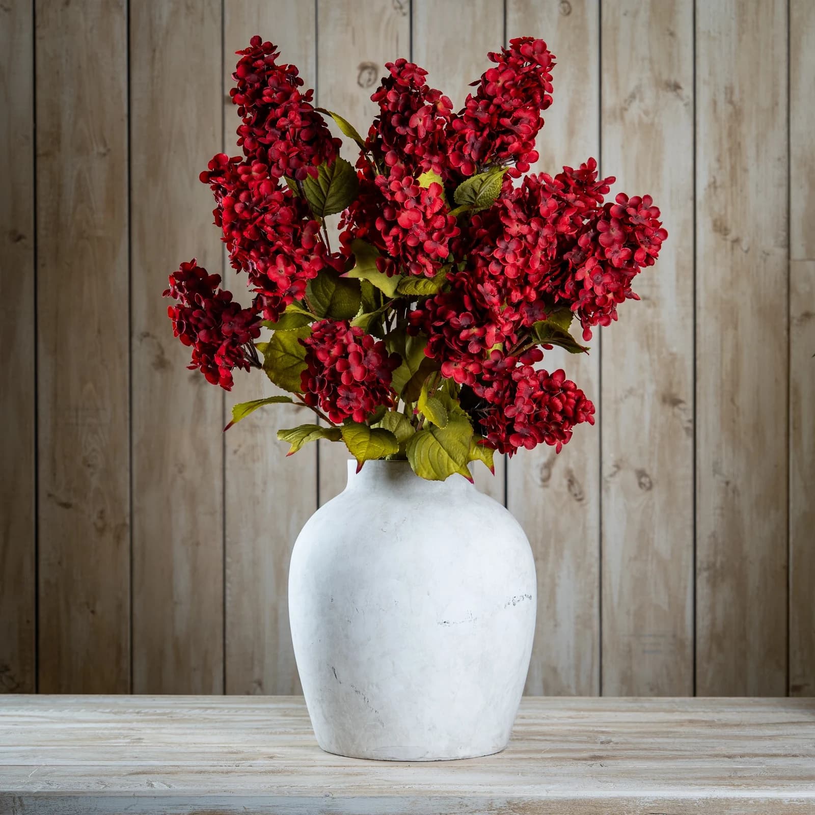 Dark Red Spear Hydrangea Spray — Pack of 3 - Artificial plants & flowers, photo 2 of 5