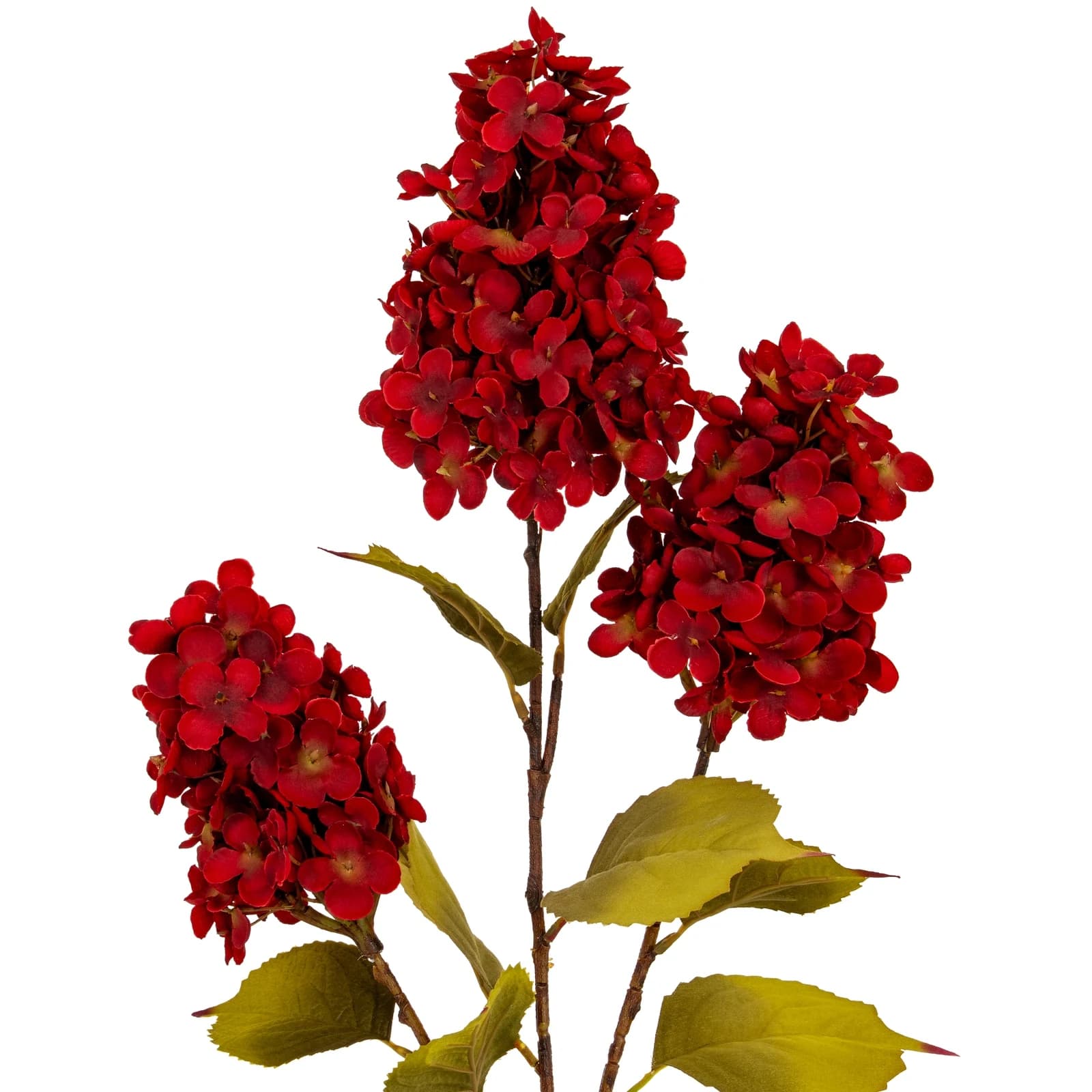 Dark Red Spear Hydrangea Spray — Pack of 3 - Artificial plants & flowers, photo 3 of 5