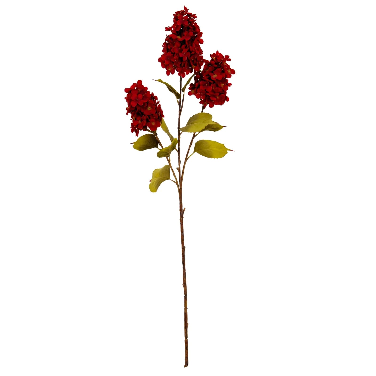 Dark Red Spear Hydrangea Spray — Pack of 3 - Artificial plants & flowers, photo 4 of 5