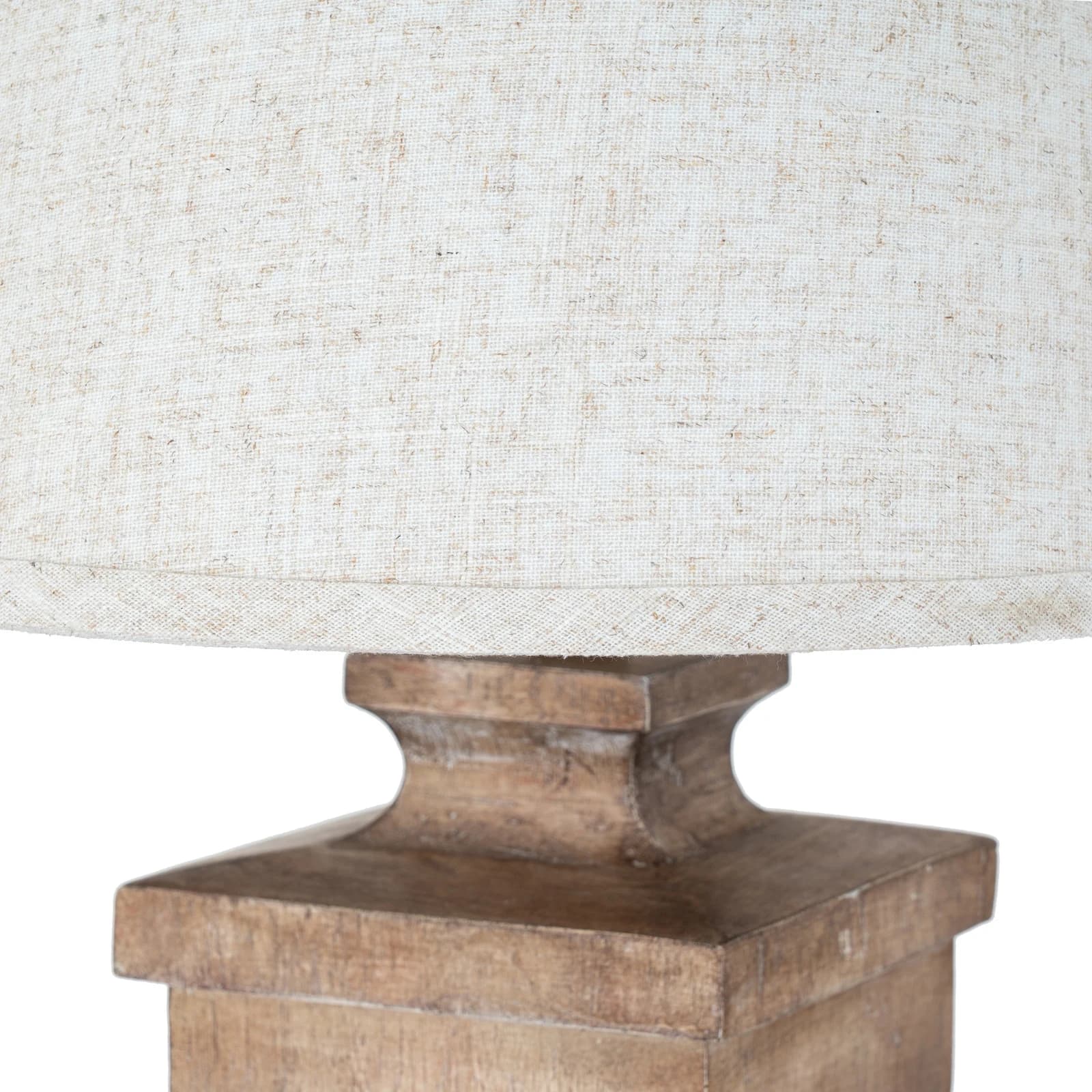 Ravelle Table Lamp With Edged Linen Shade - Table lamps, photo 4 of 4