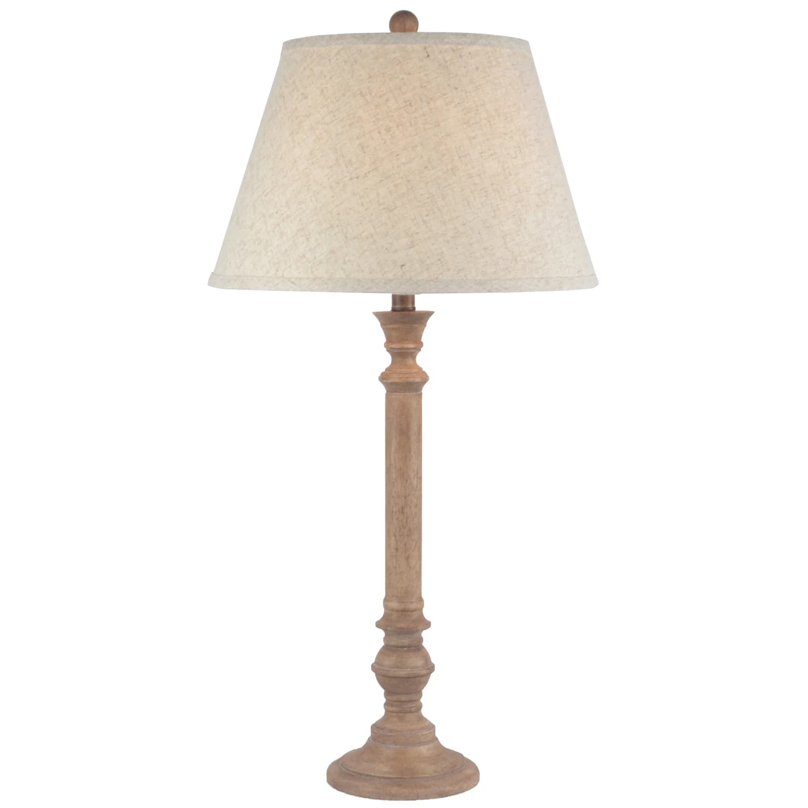 Solenne Table Lamp With Edged Linen Shade - Table lamps, photo 2 of 5