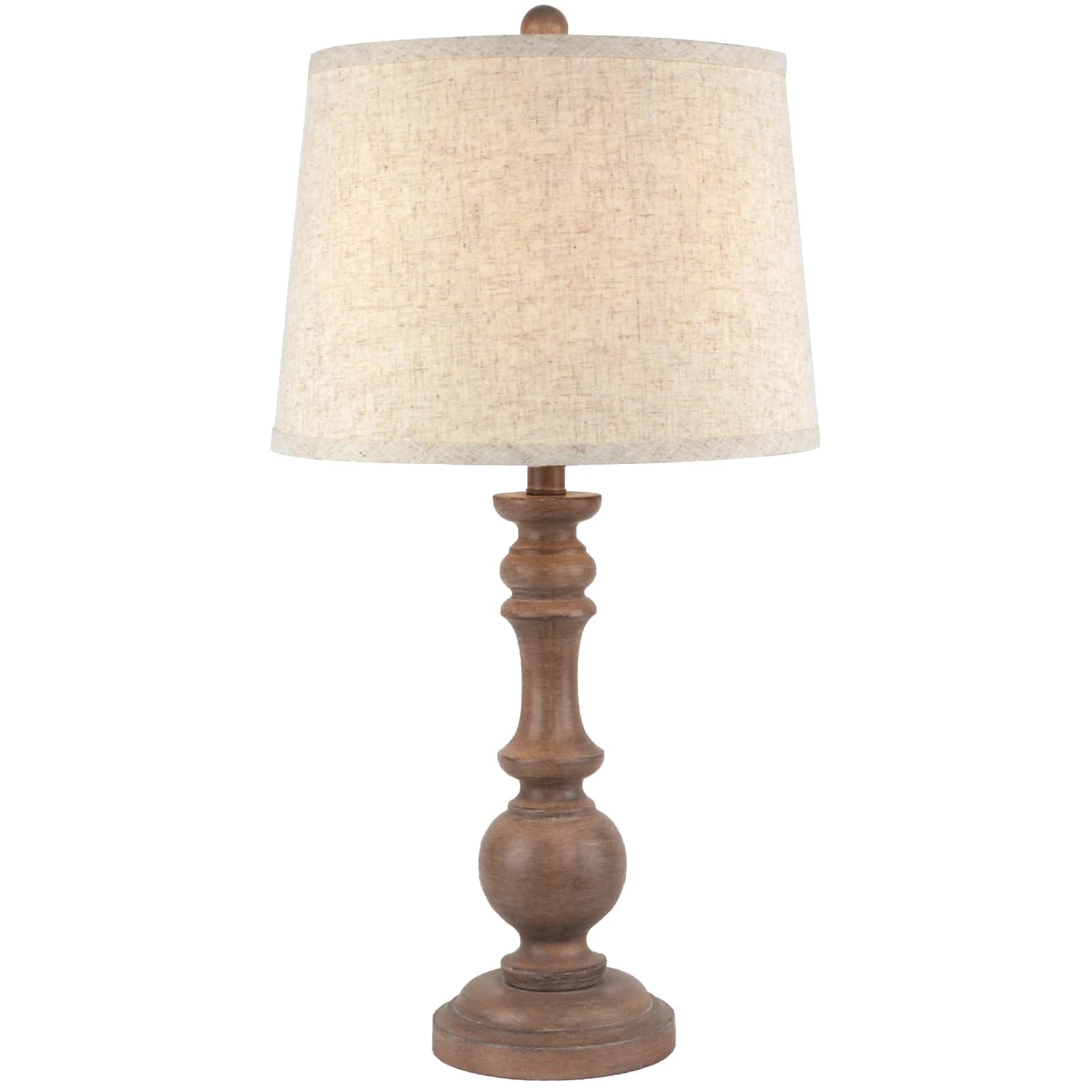 Seraphia Table Lamp With Edged Linen Shade - Table lamps, photo 2 of 5