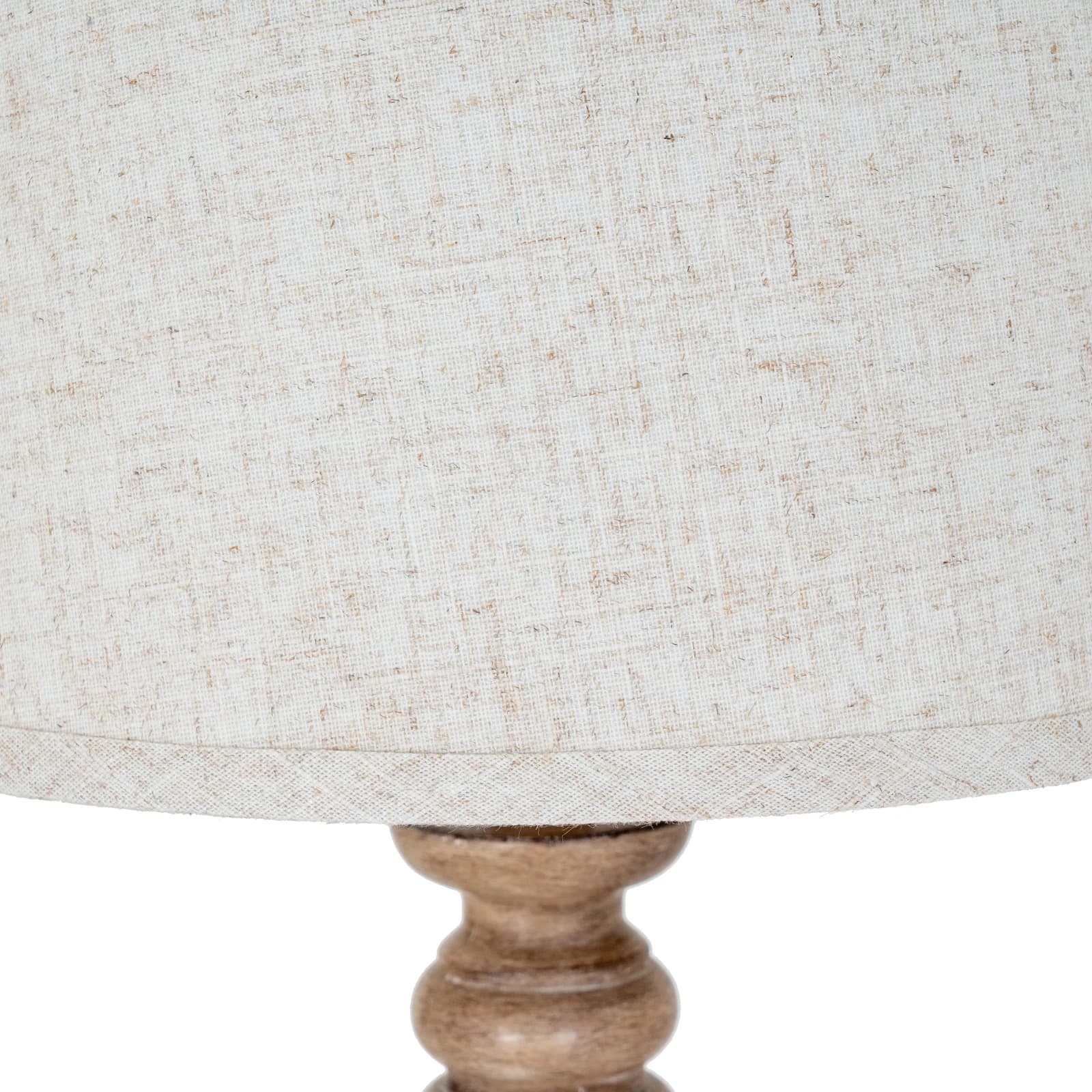 Seraphia Table Lamp With Edged Linen Shade - Table lamps, photo 5 of 5