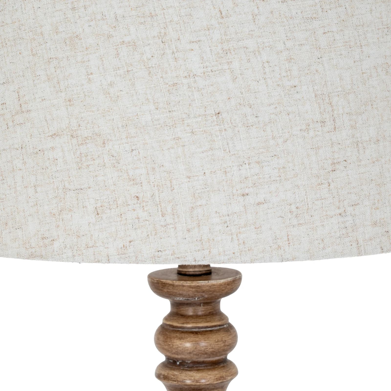 Seraphia Floor Lamp With Edged Linen Shade - Floor lamps, photo 4 of 5