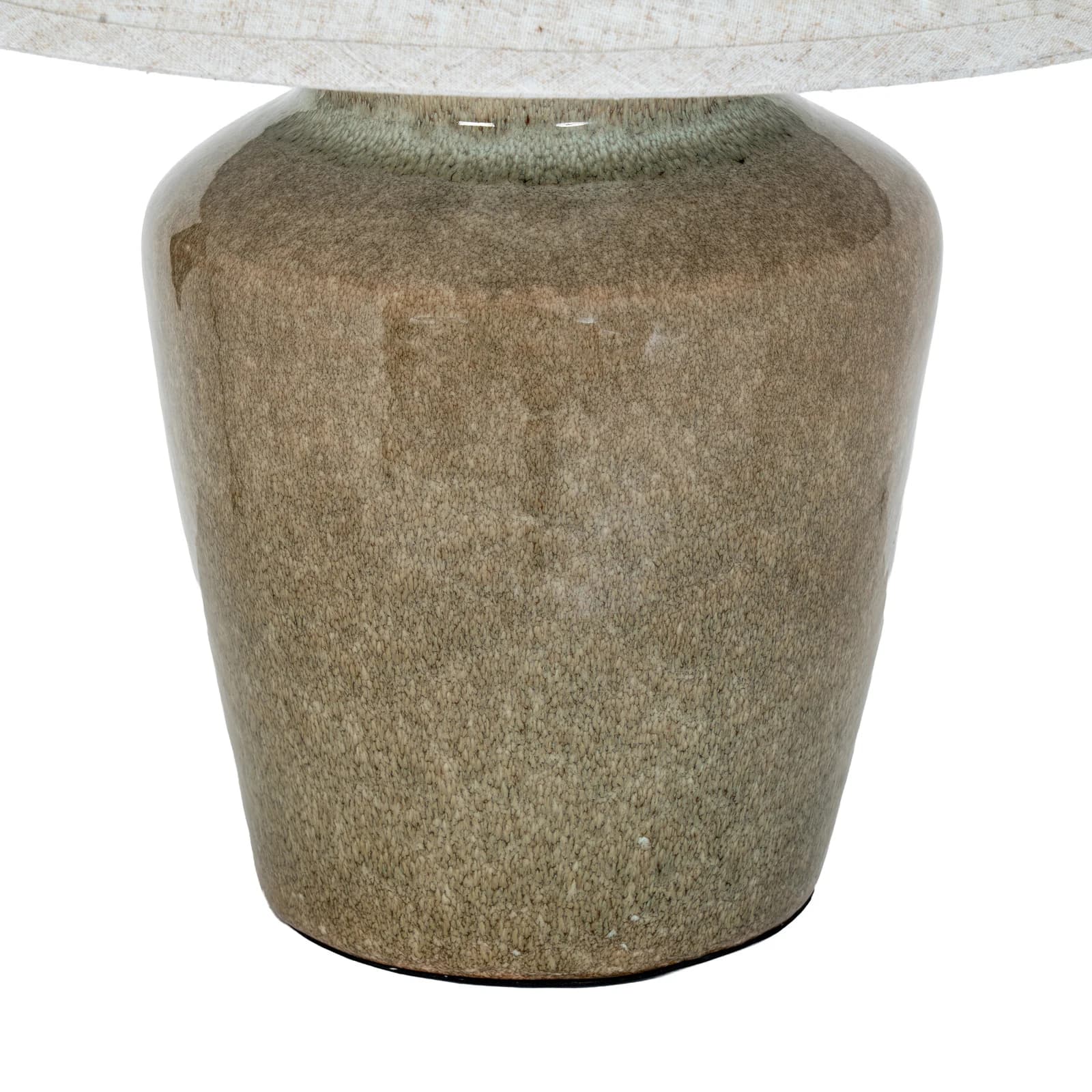 Mottura Ceramic Table Lamp With Edged Linen Shade - Table lamps, photo 4 of 5