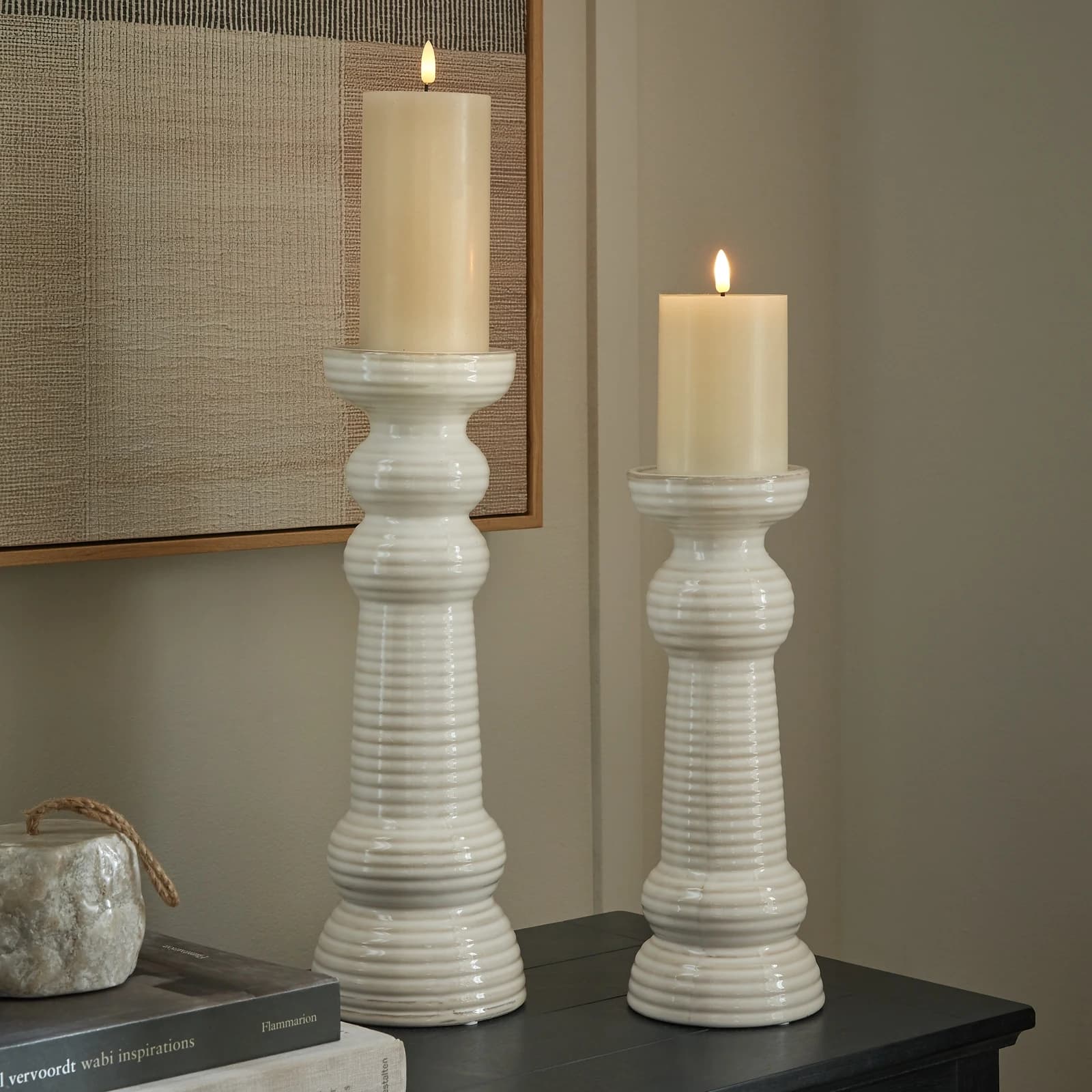 Sile Large Pillar Candle Holder - Candles, photo 5 of 5