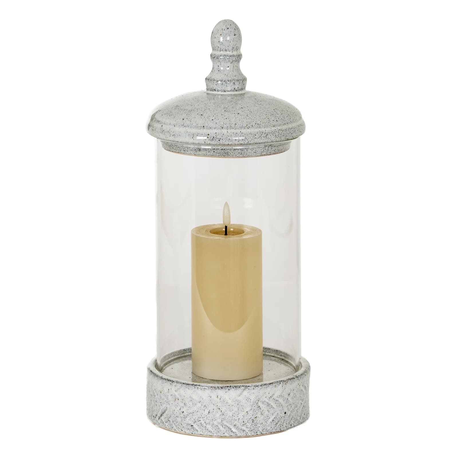 Sona Medium Hurricane Lantern With Lid - Lanterns, photo 2 of 5