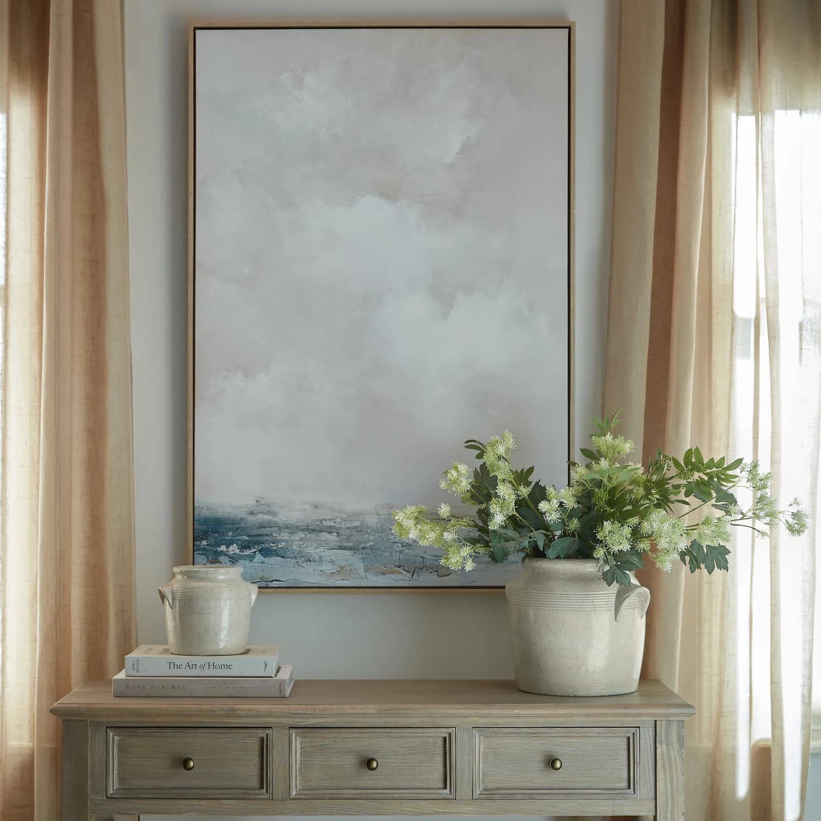 Stratos Hand Painted Canvas In Frame - Wall art & frames, photo 2 of 6