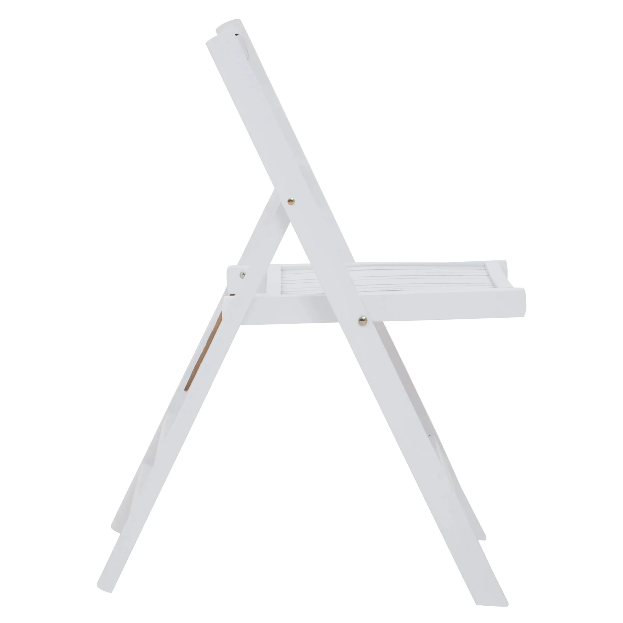 Beauport White Wood Folding Chair - Seating, photo 8 of 8