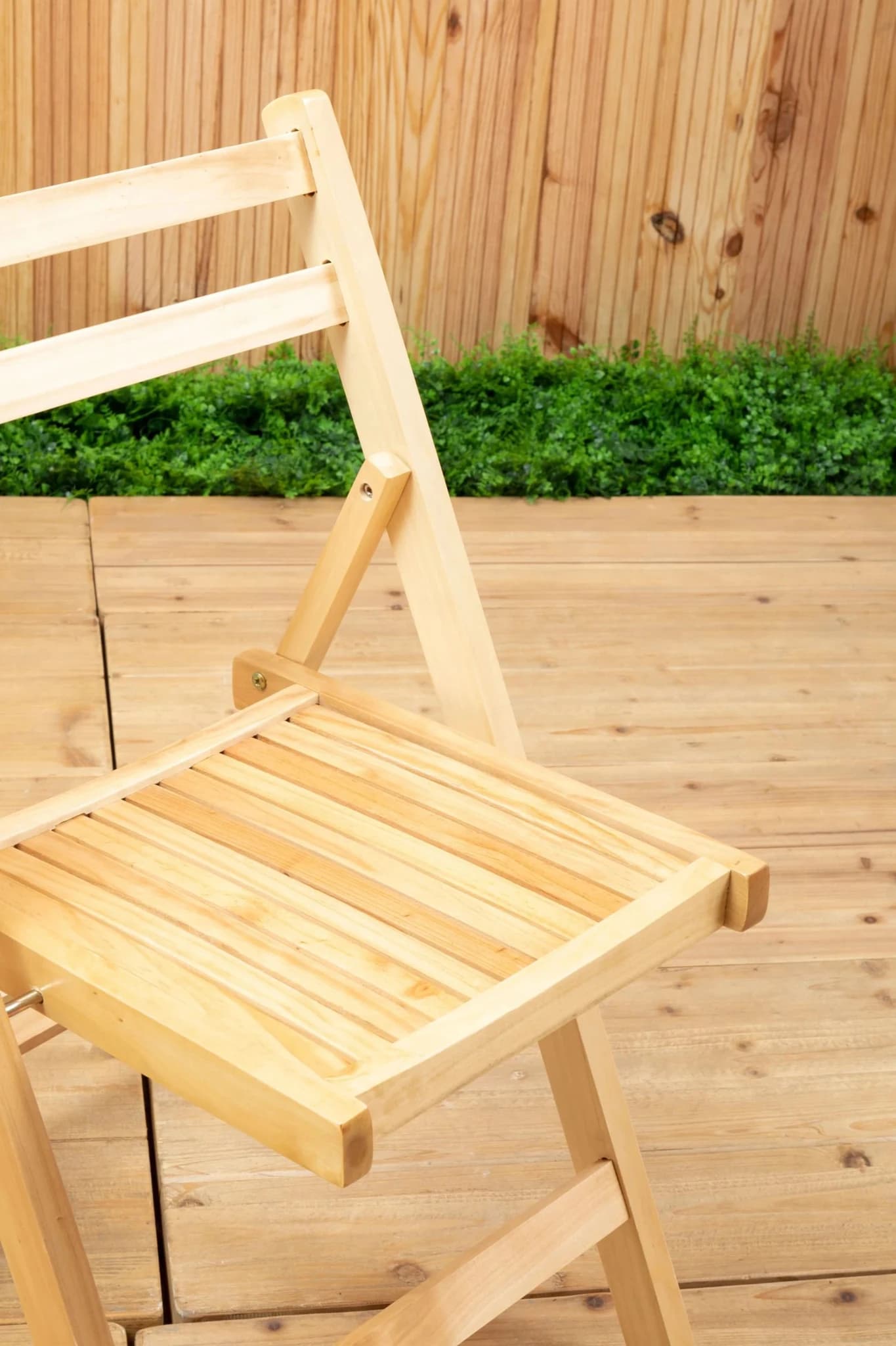 Beauport Natural Finish Folding Chair - Seating, photo 4 of 8