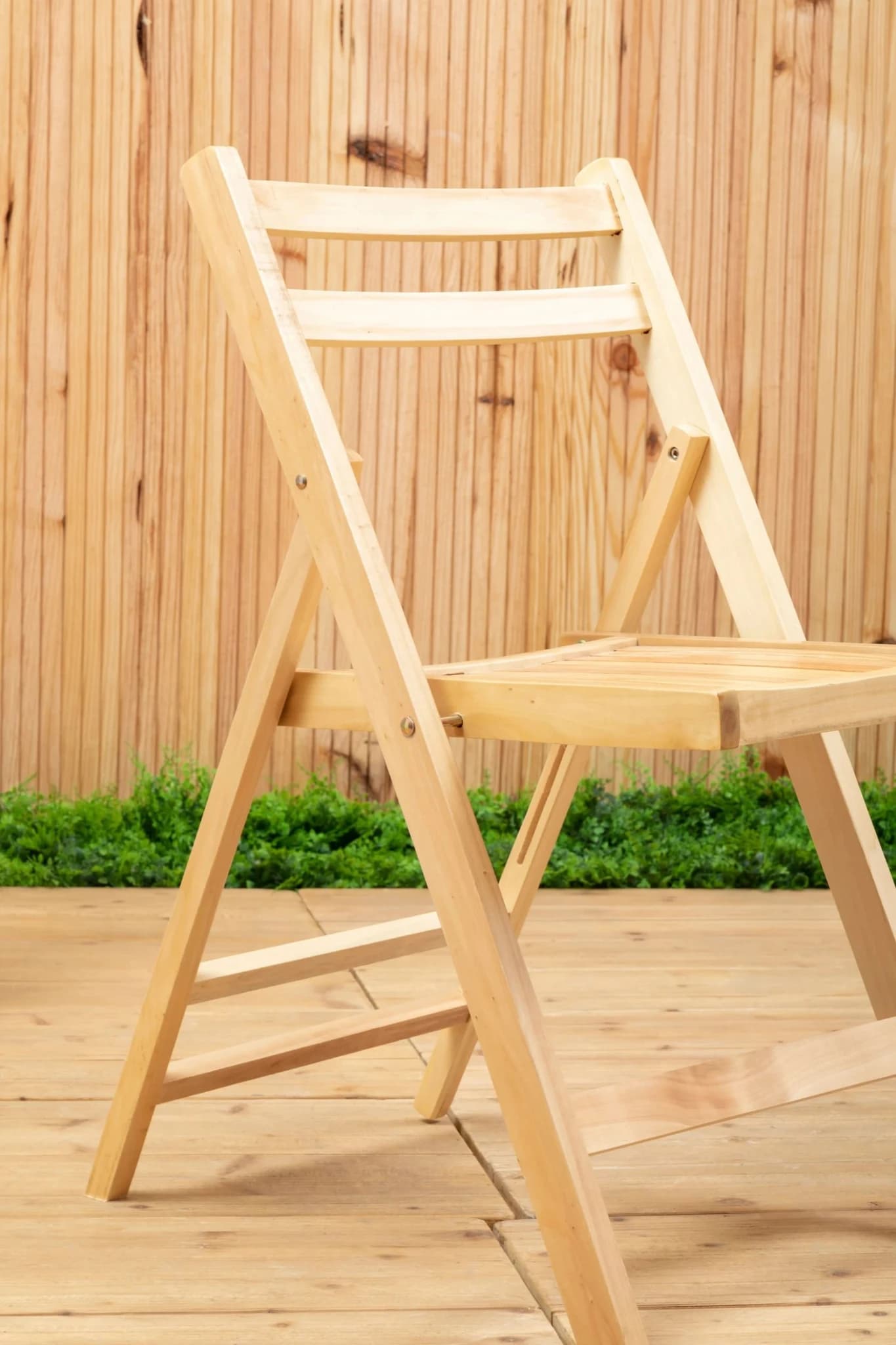 Beauport Natural Finish Folding Chair - Seating, photo 3 of 8