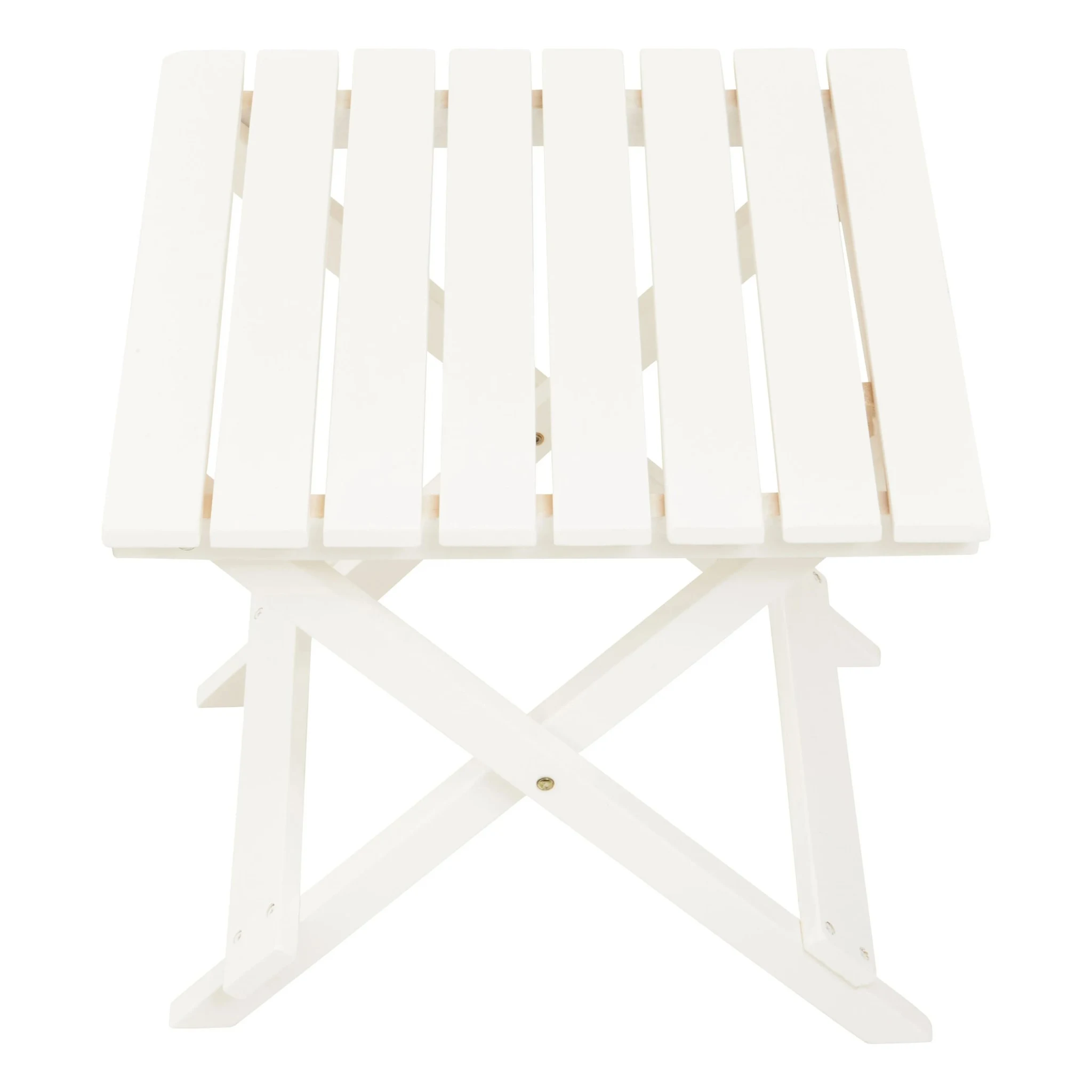 Beauport White Folding Table - Tables, photo 8 of 8