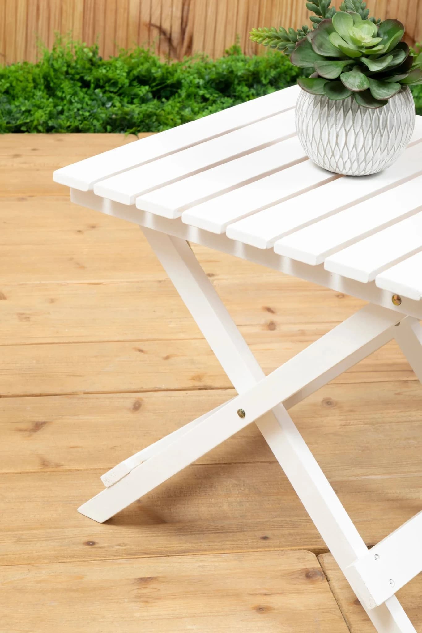 Beauport White Folding Table - Tables, photo 5 of 8