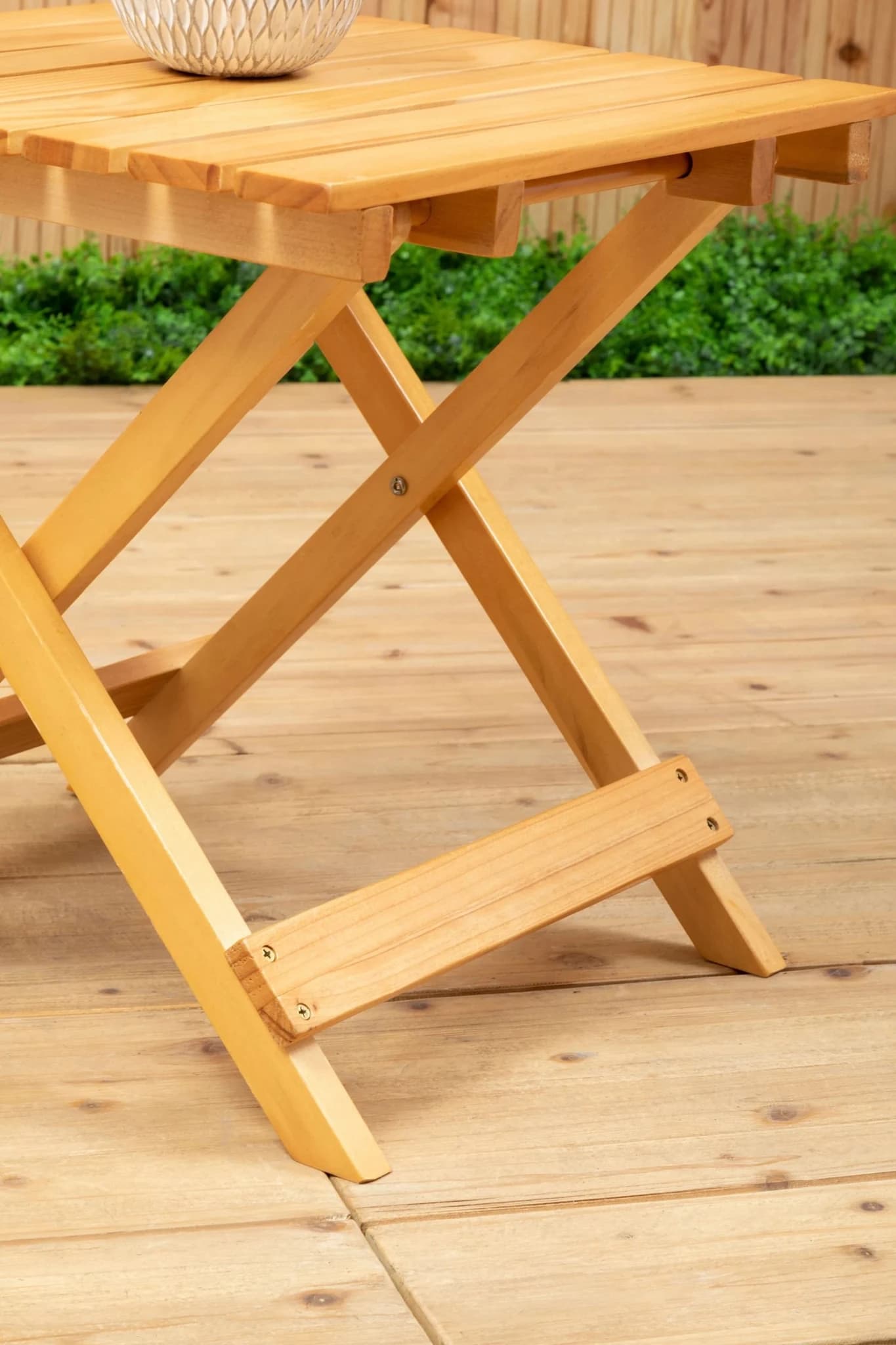 Beauport Natural Finish Folding Table - Tables, photo 5 of 8