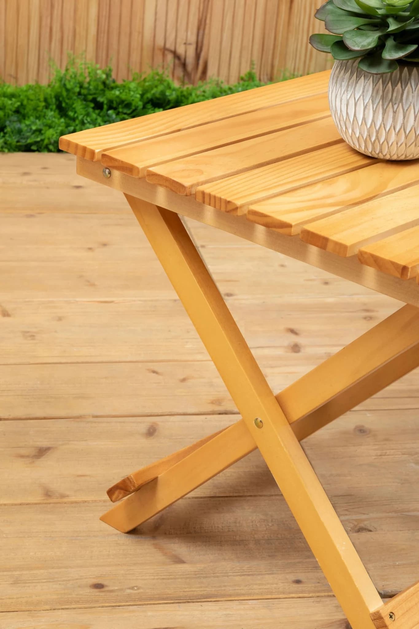 Beauport Natural Finish Folding Table - Tables, photo 4 of 8