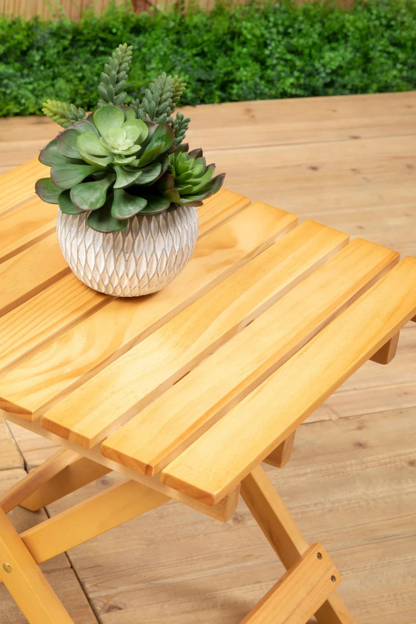 Beauport Natural Finish Folding Table - Tables, photo 3 of 8