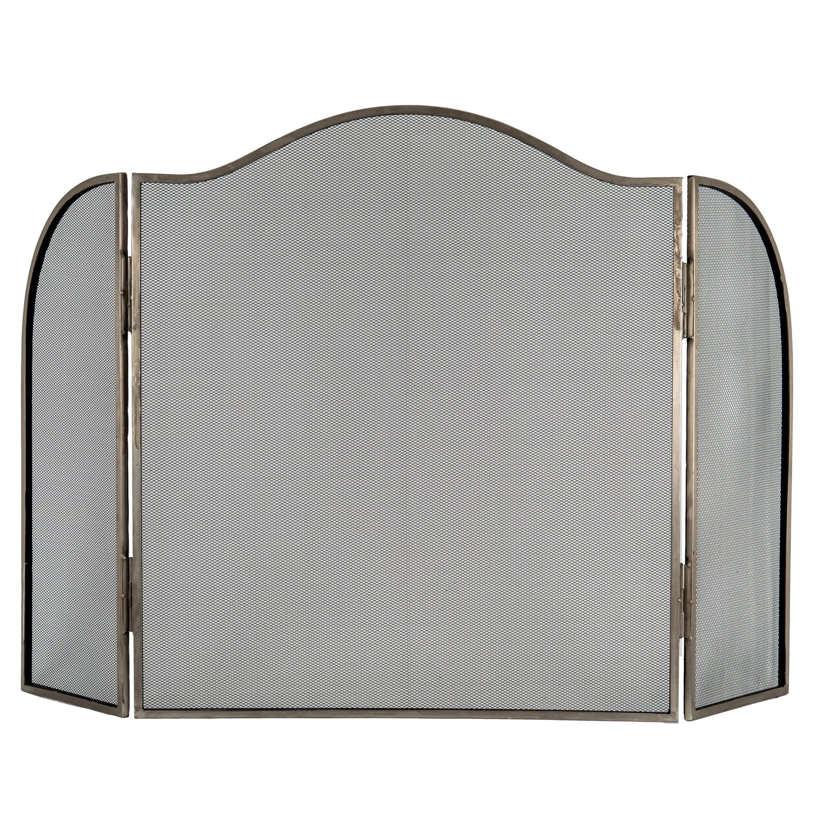 Antiqued Silver Large Fire Screen - Decorative, photo 2 of 4