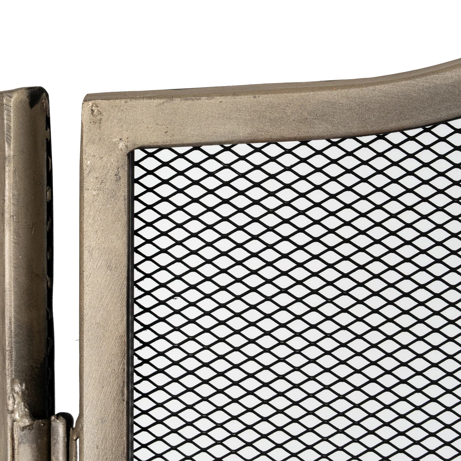 Antiqued Silver Fire Screen - Decorative, photo 3 of 5