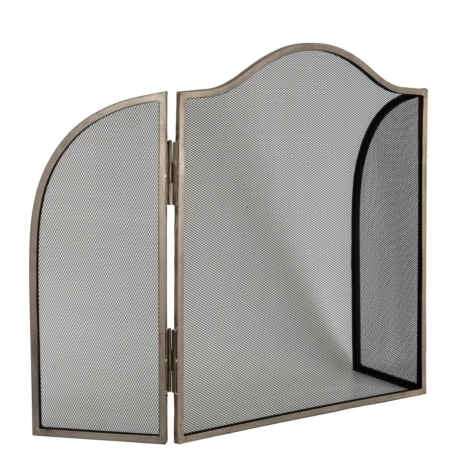 Antiqued Silver Fire Screen - Decorative, photo 4 of 5