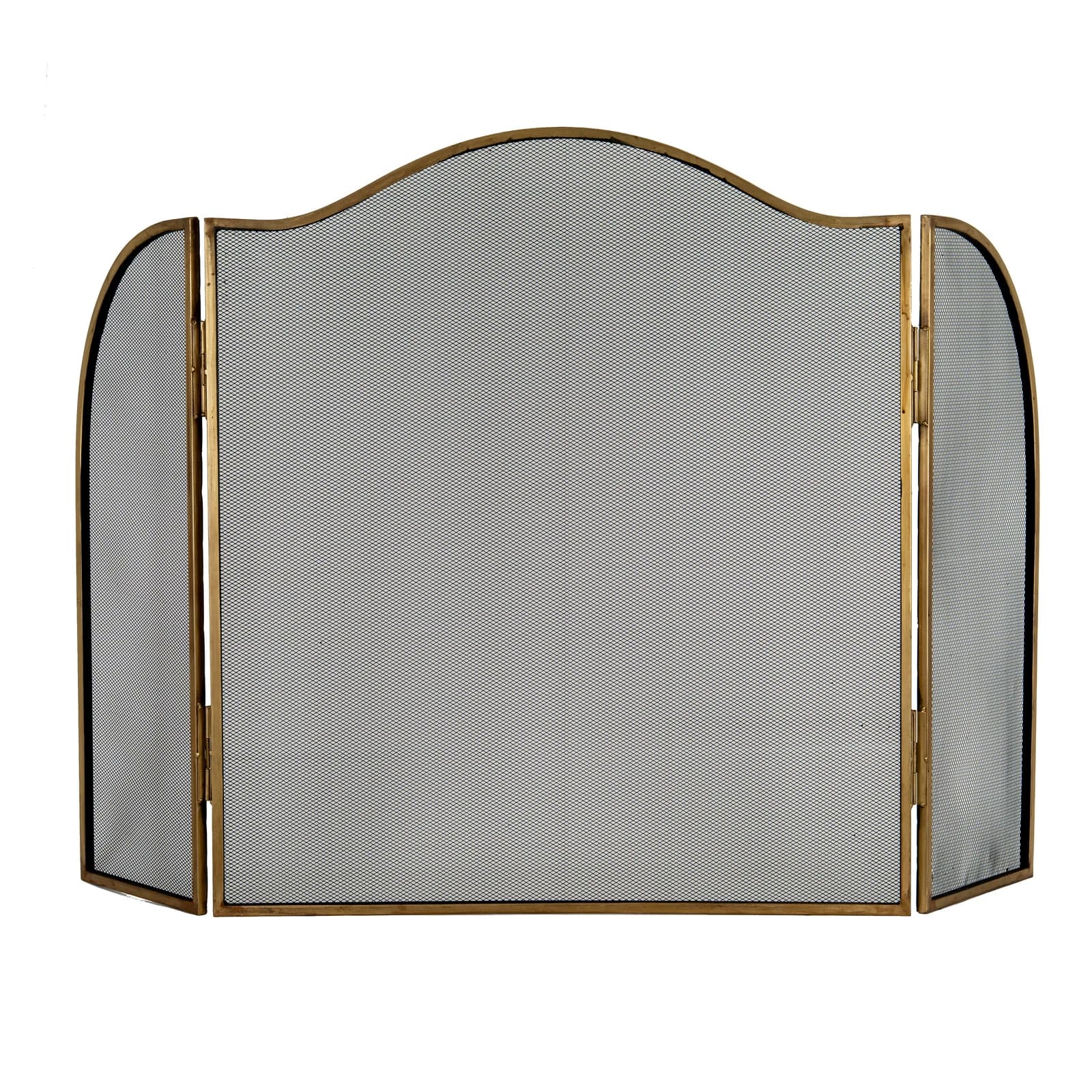 Antiqued Brass Large Fire Screen - Decorative, photo 2 of 4