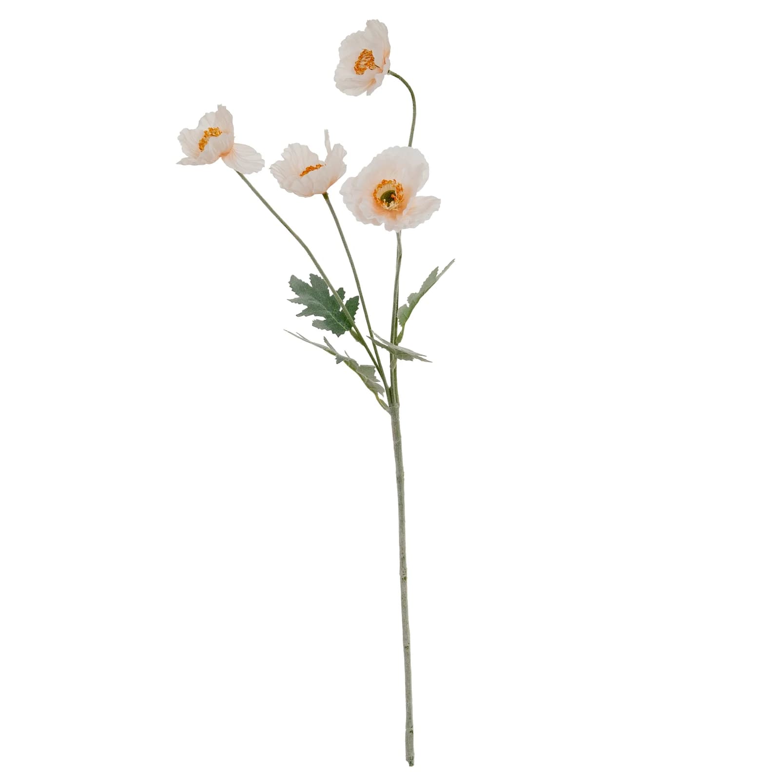 Cream Papaver Poppy Spray — Pack of 5 - Artificial plants & flowers, photo 2 of 3