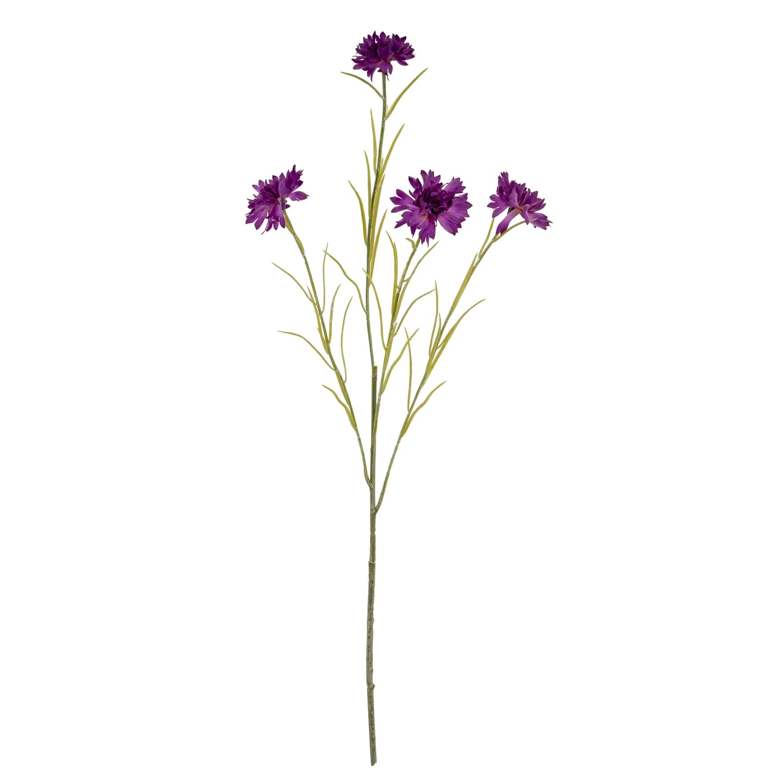 Purple Cornflower Stem — Pack of 5 - Artificial plants & flowers, photo 2 of 3