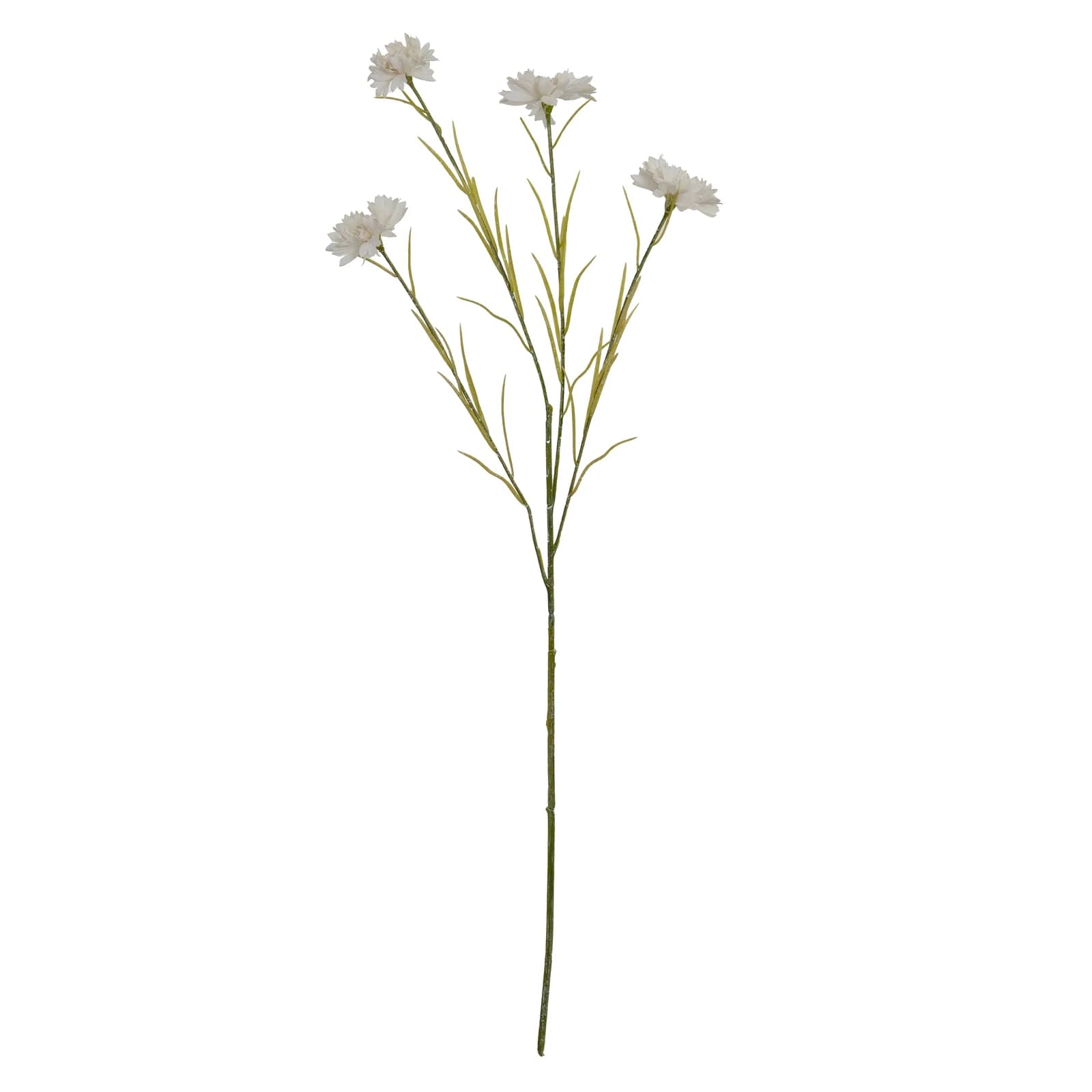 White Cornflower Stem — Pack of 5 - Artificial plants & flowers, photo 2 of 3