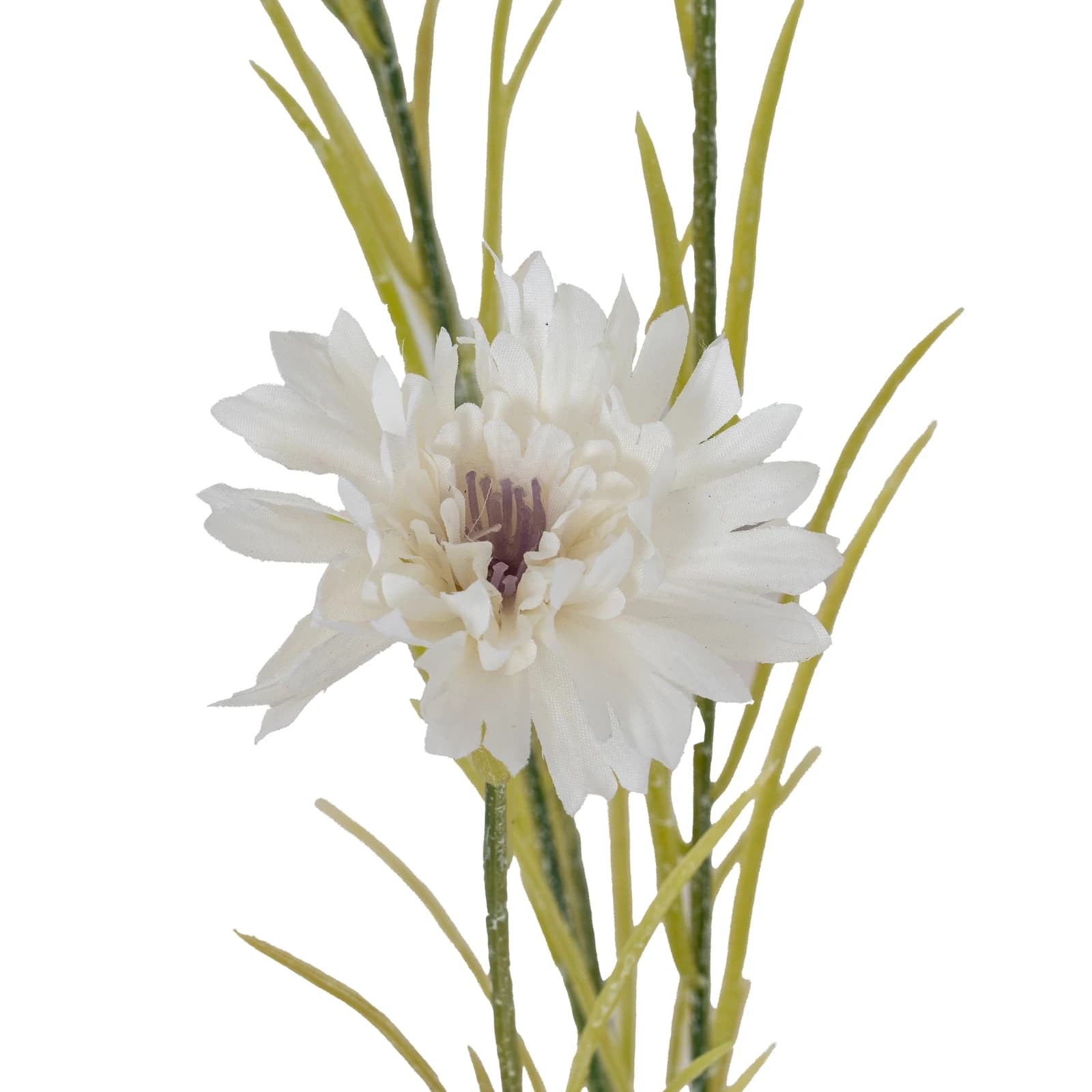 White Cornflower Stem — Pack of 5 - Artificial plants & flowers, photo 3 of 3