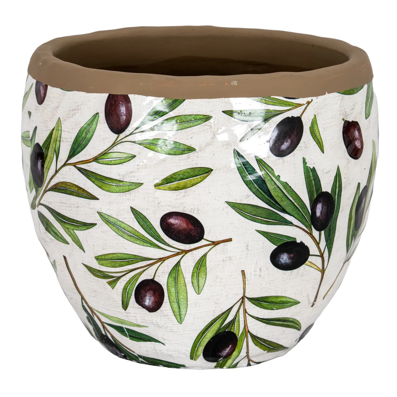 Verdal Olive Medium Planter - Planters & pots, photo 2 of 3