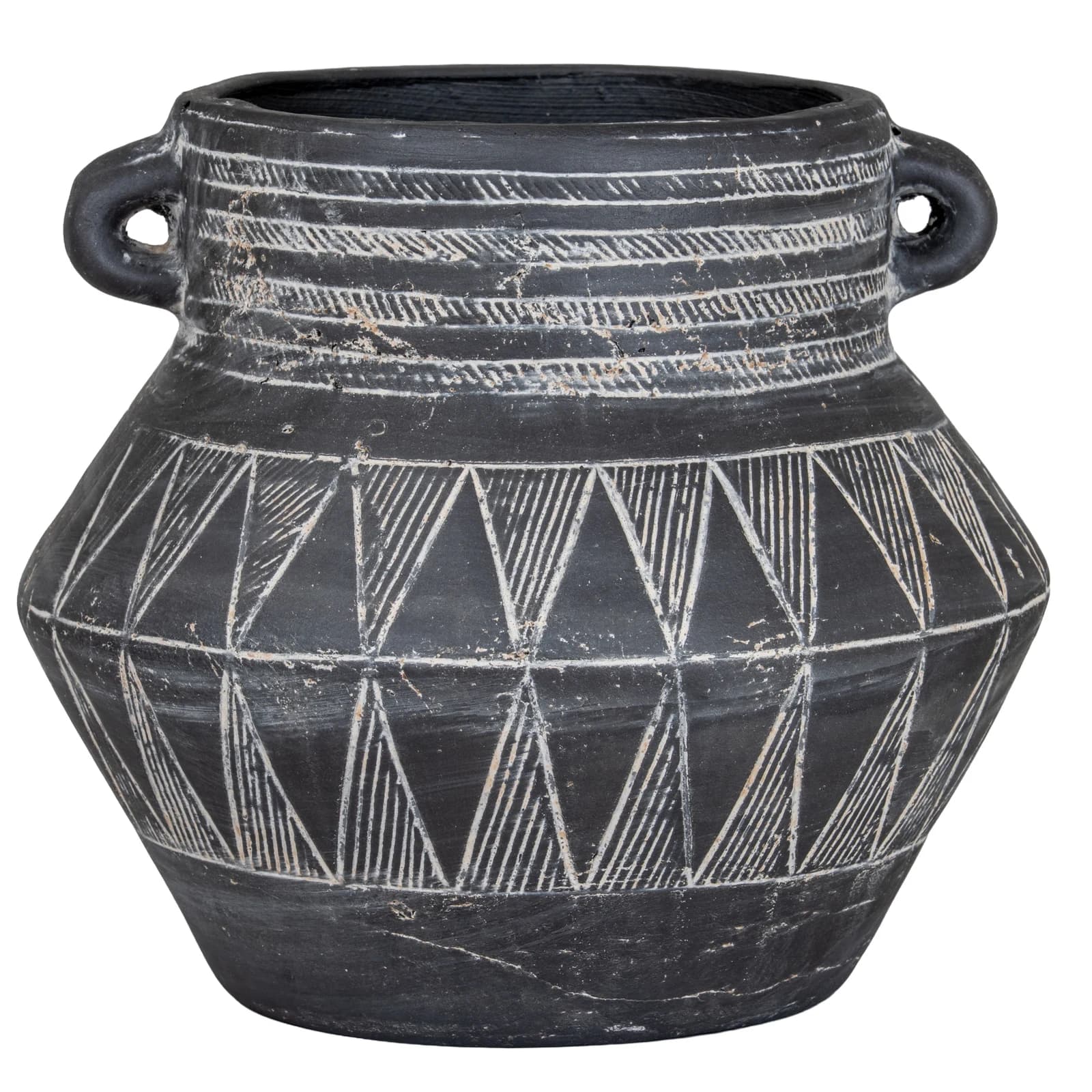 Etched Collection Tall Pot With Handle - Console tables, photo 2 of 5