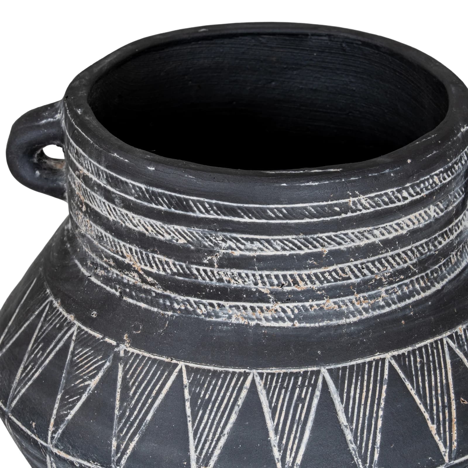 Etched Collection Tall Pot With Handle - Console tables, photo 3 of 5