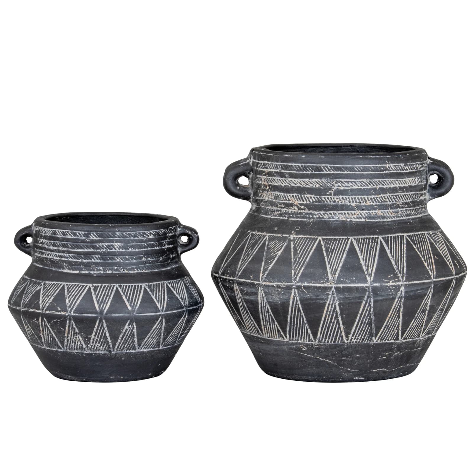 Etched Collection Tall Pot With Handle - Console tables, photo 5 of 5
