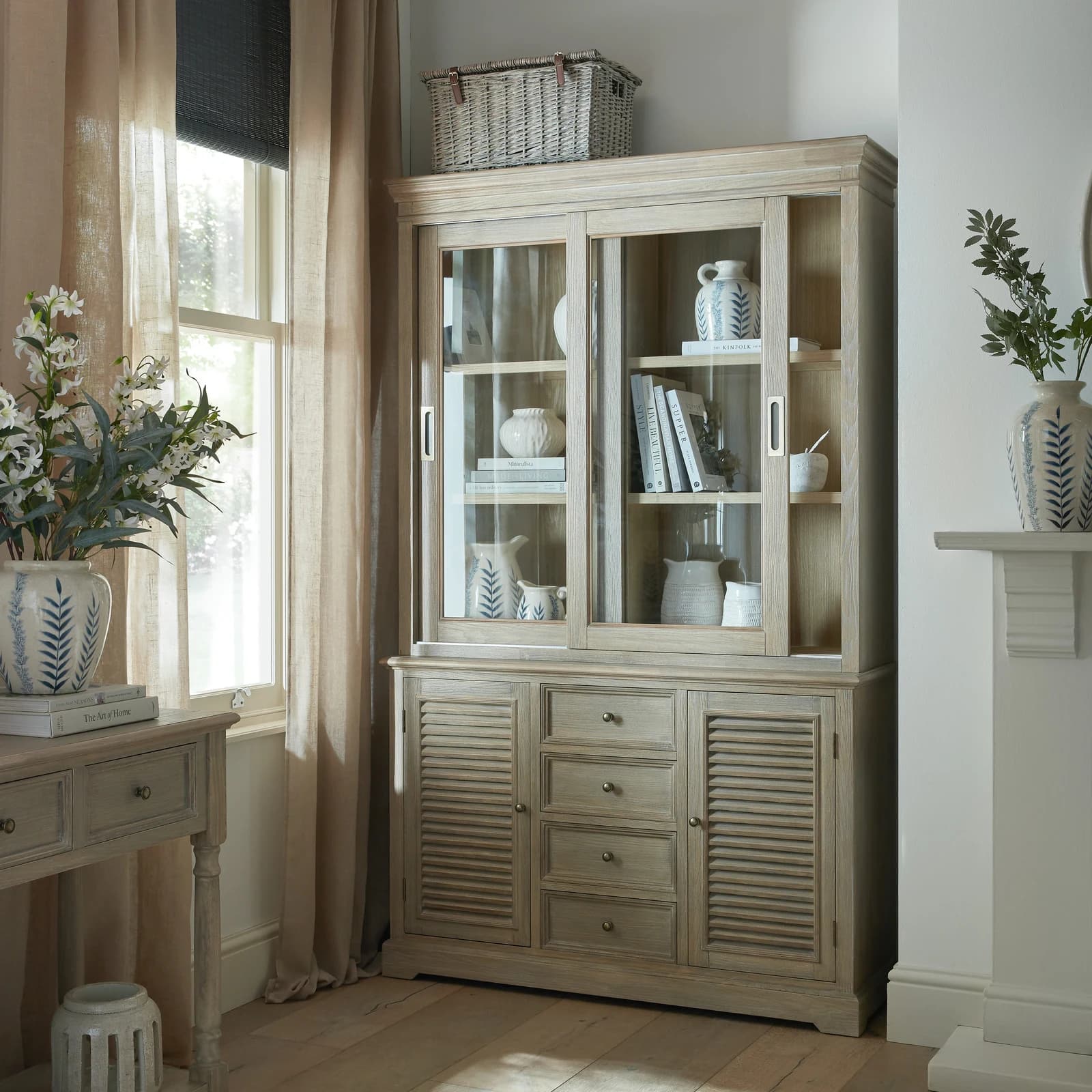 Delphine Collection 2 Door 4 Drawer Large Dresser Base - Chests of drawers, photo 3 of 6