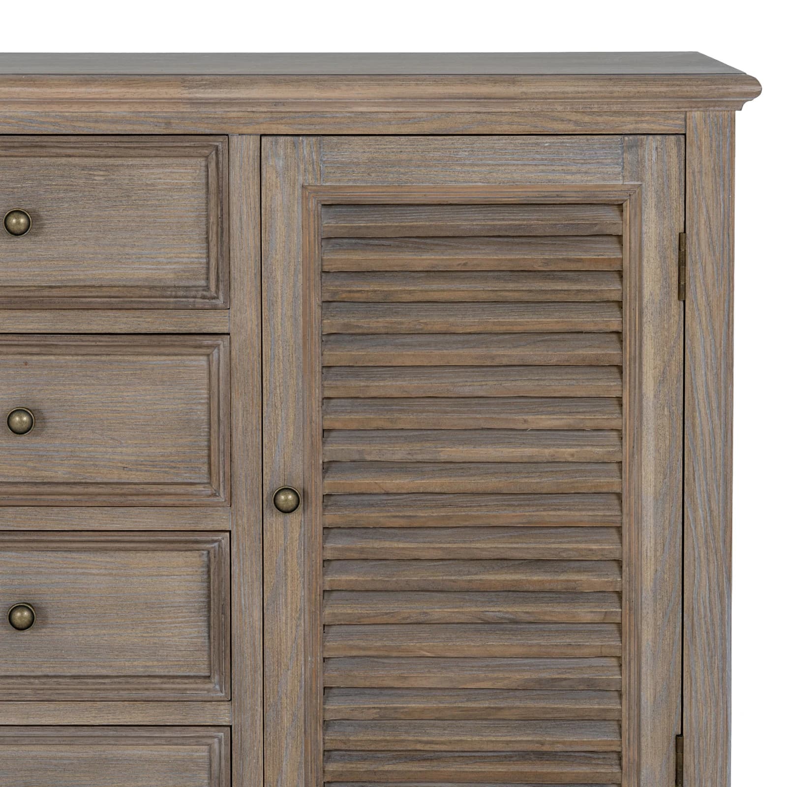 Delphine Collection 2 Door 4 Drawer Large Dresser Base - Chests of drawers, photo 6 of 6