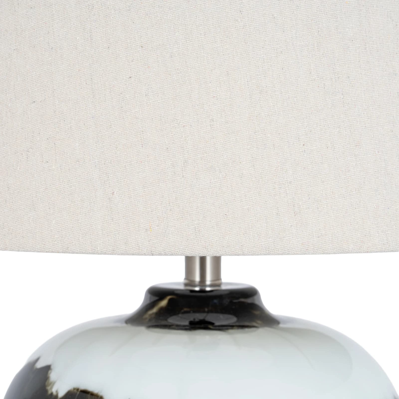 Midnight Shadows Table Lamp With Linen Shade - Table lamps, photo 4 of 6