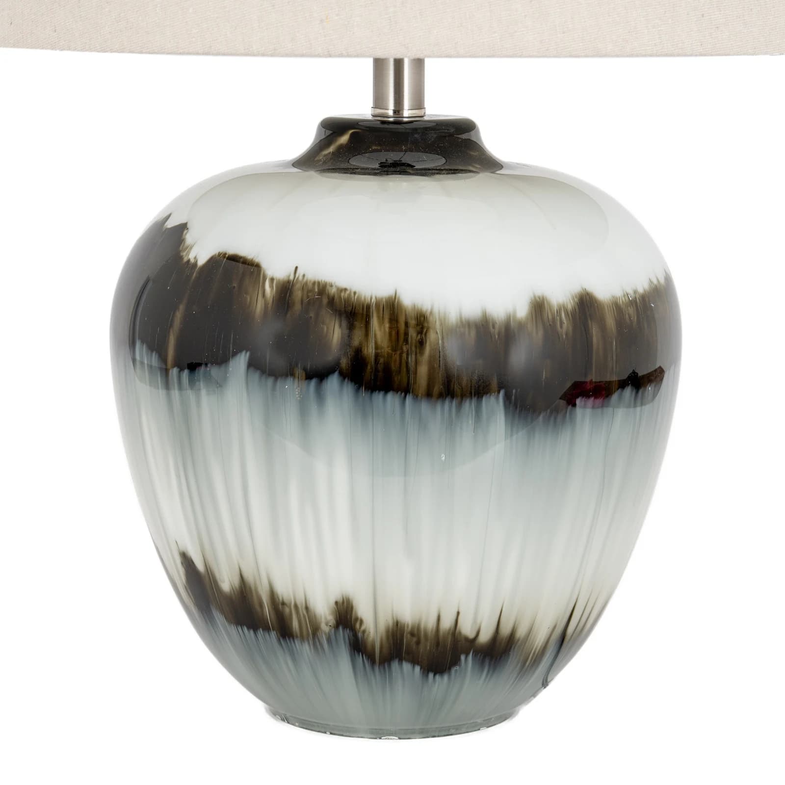 Midnight Shadows Table Lamp With Linen Shade - Table lamps, photo 5 of 6